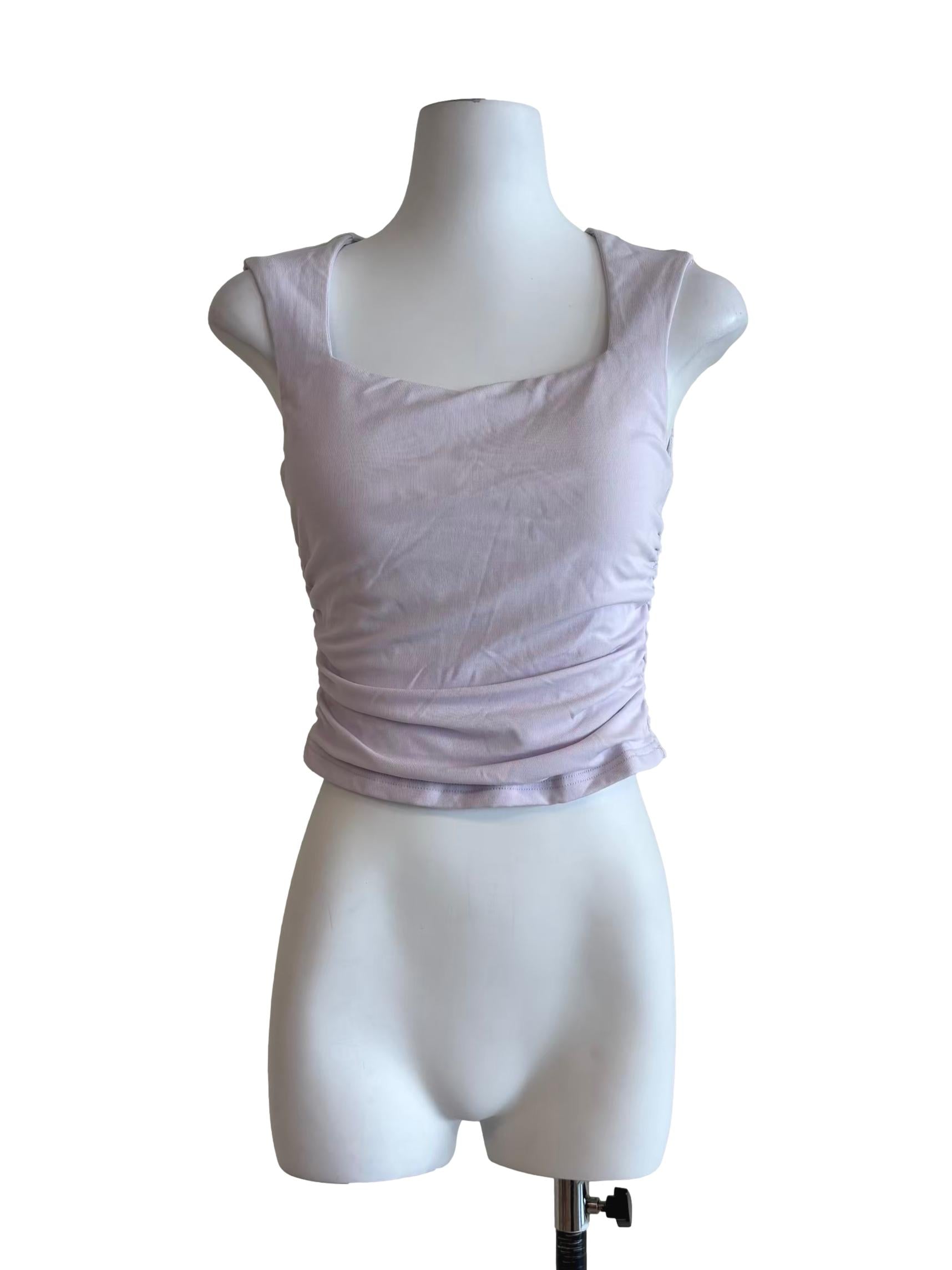 Lavender Fitted Tank Top
