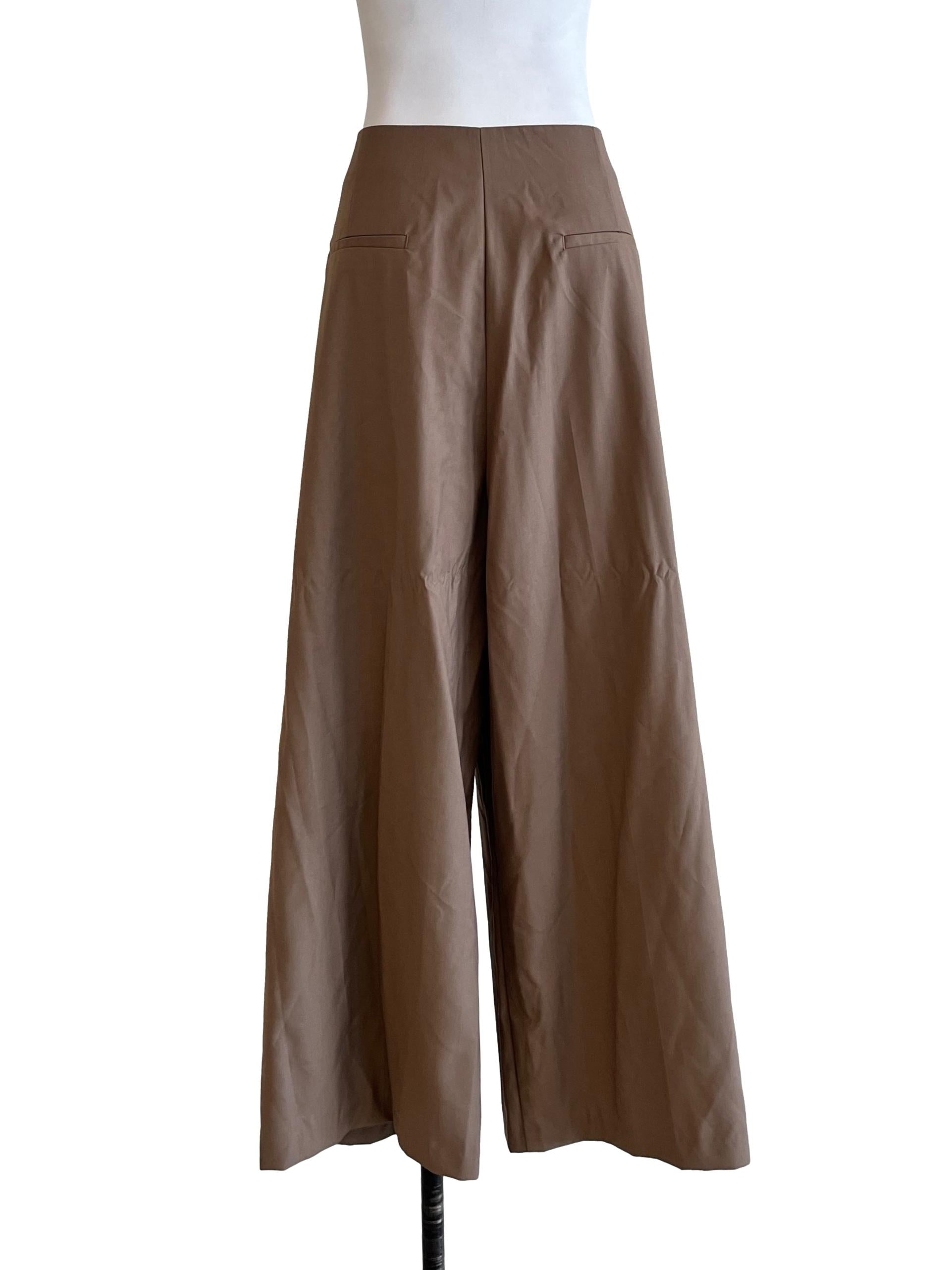Peanut Brown Wide Leg Pants