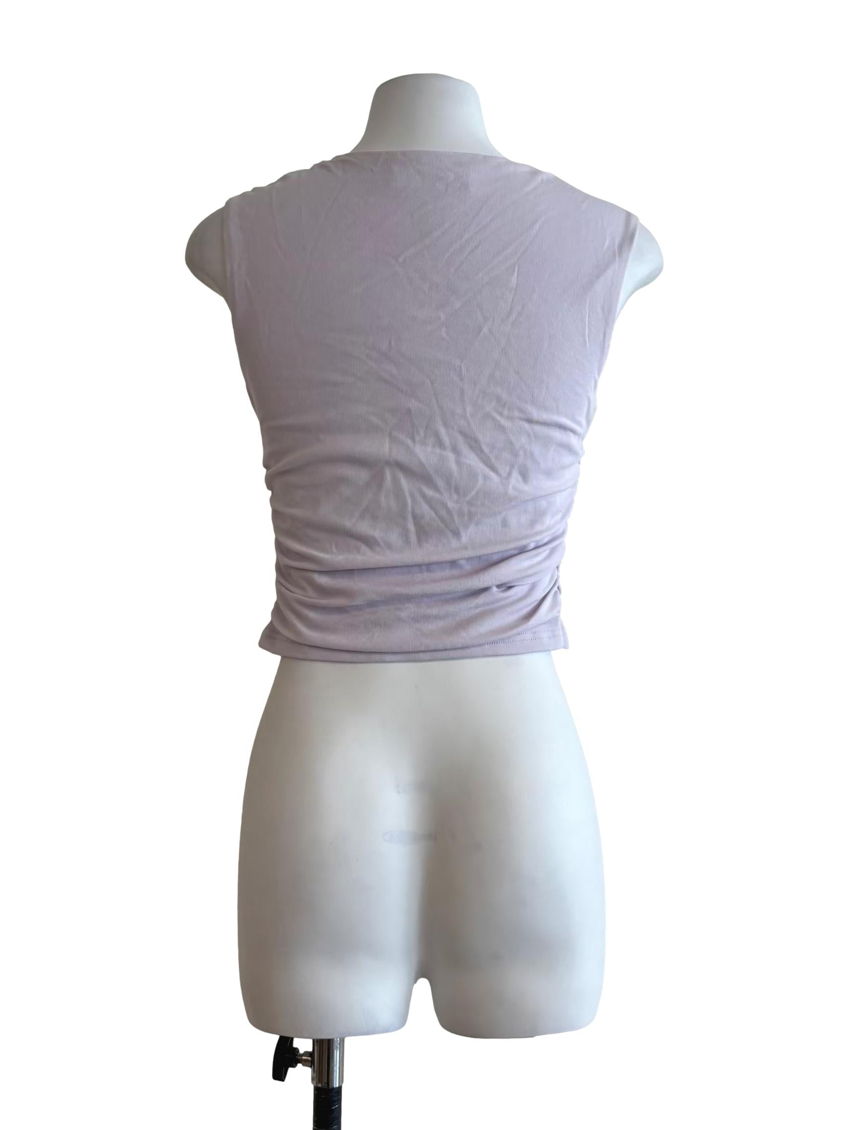 Lavender Fitted Tank Top
