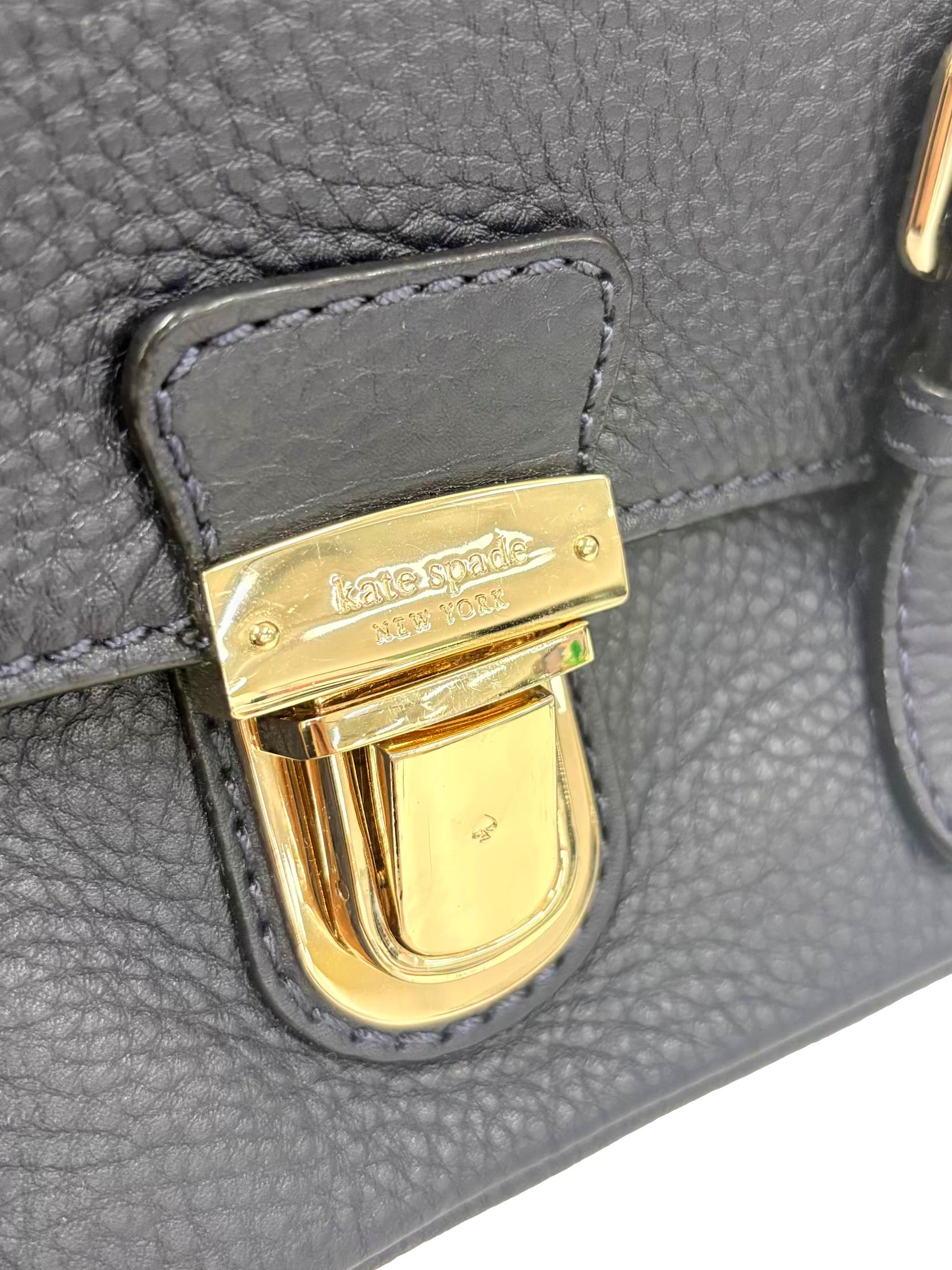 Blue Leather Lola Avenue Lia Crossbody Bag CSN