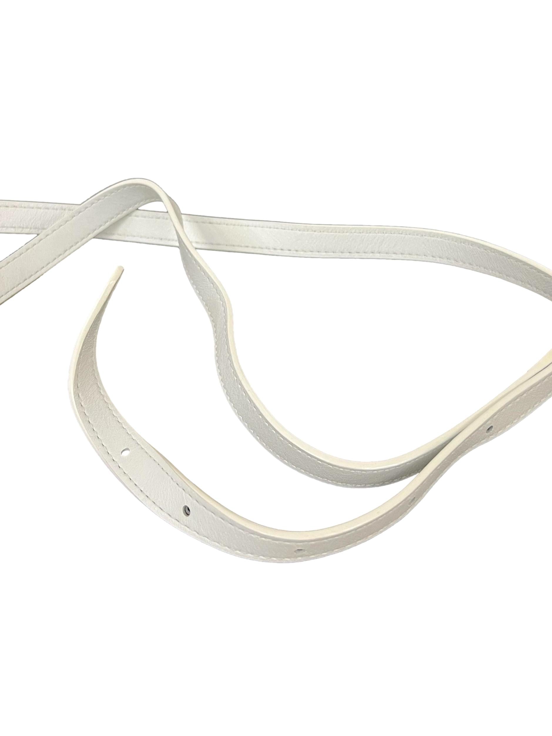 White Knit Mini Shoulder Bag