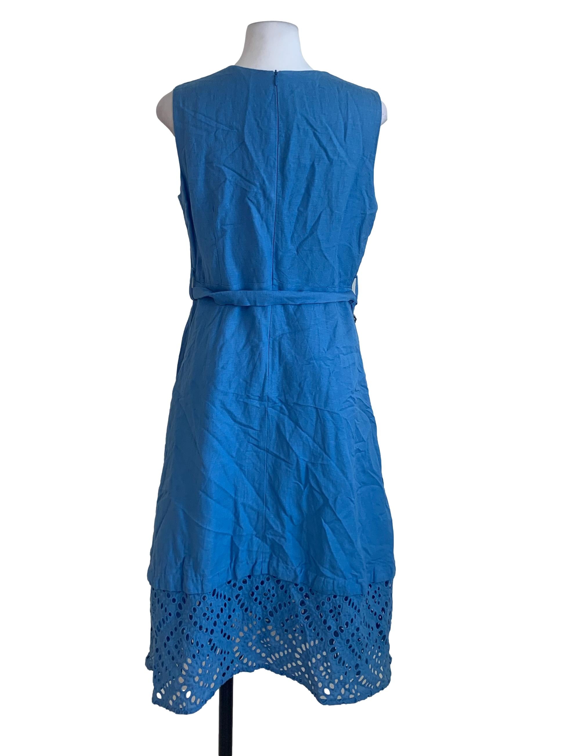 Cerulean Blue Dropwaist Dress