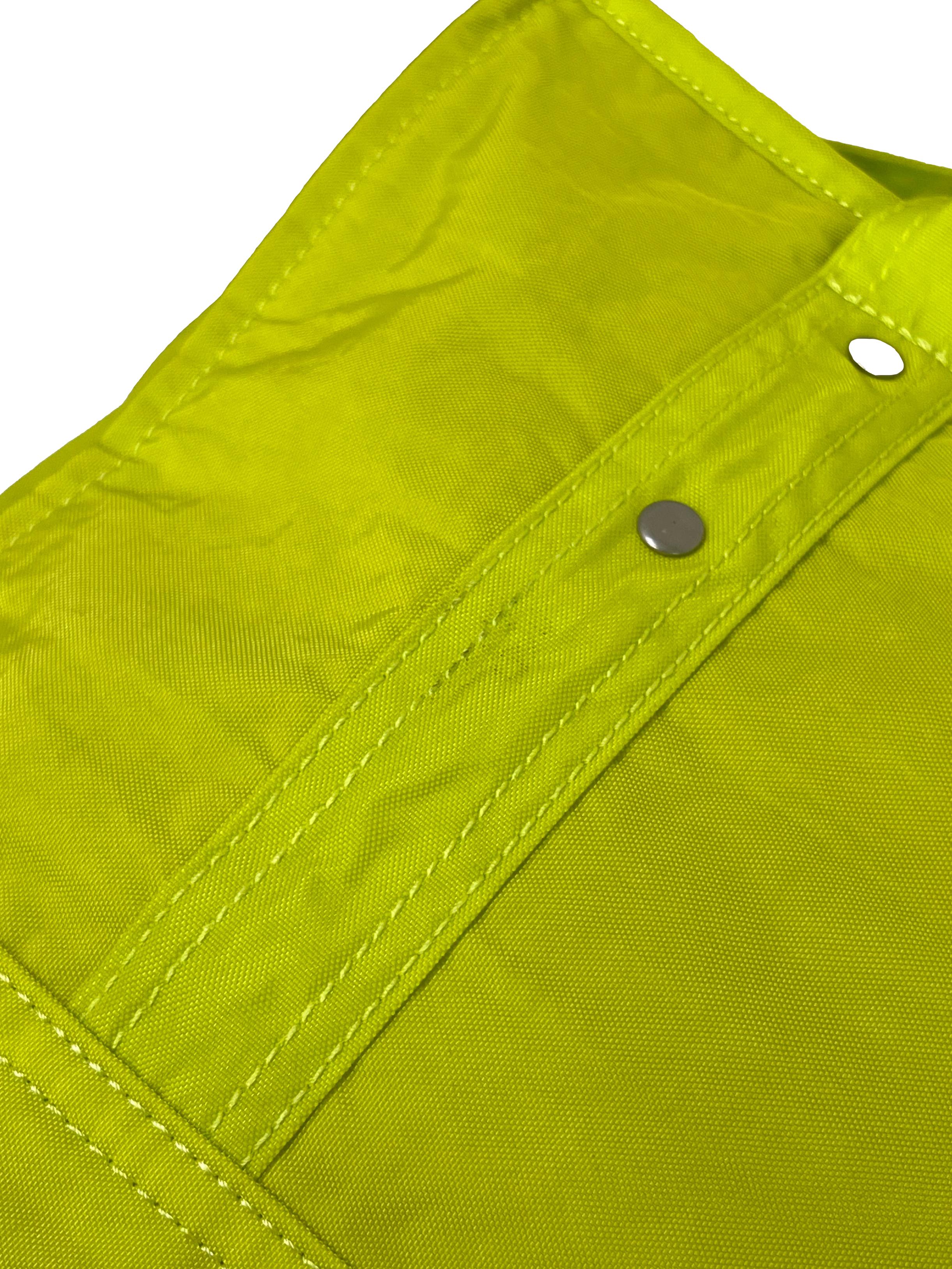 Bright Lime Crunch Carryall Handbag BTV