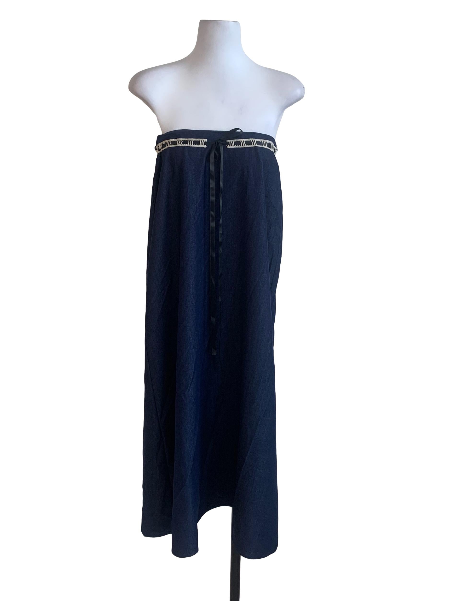 Denim Blue Sleevelss Dress