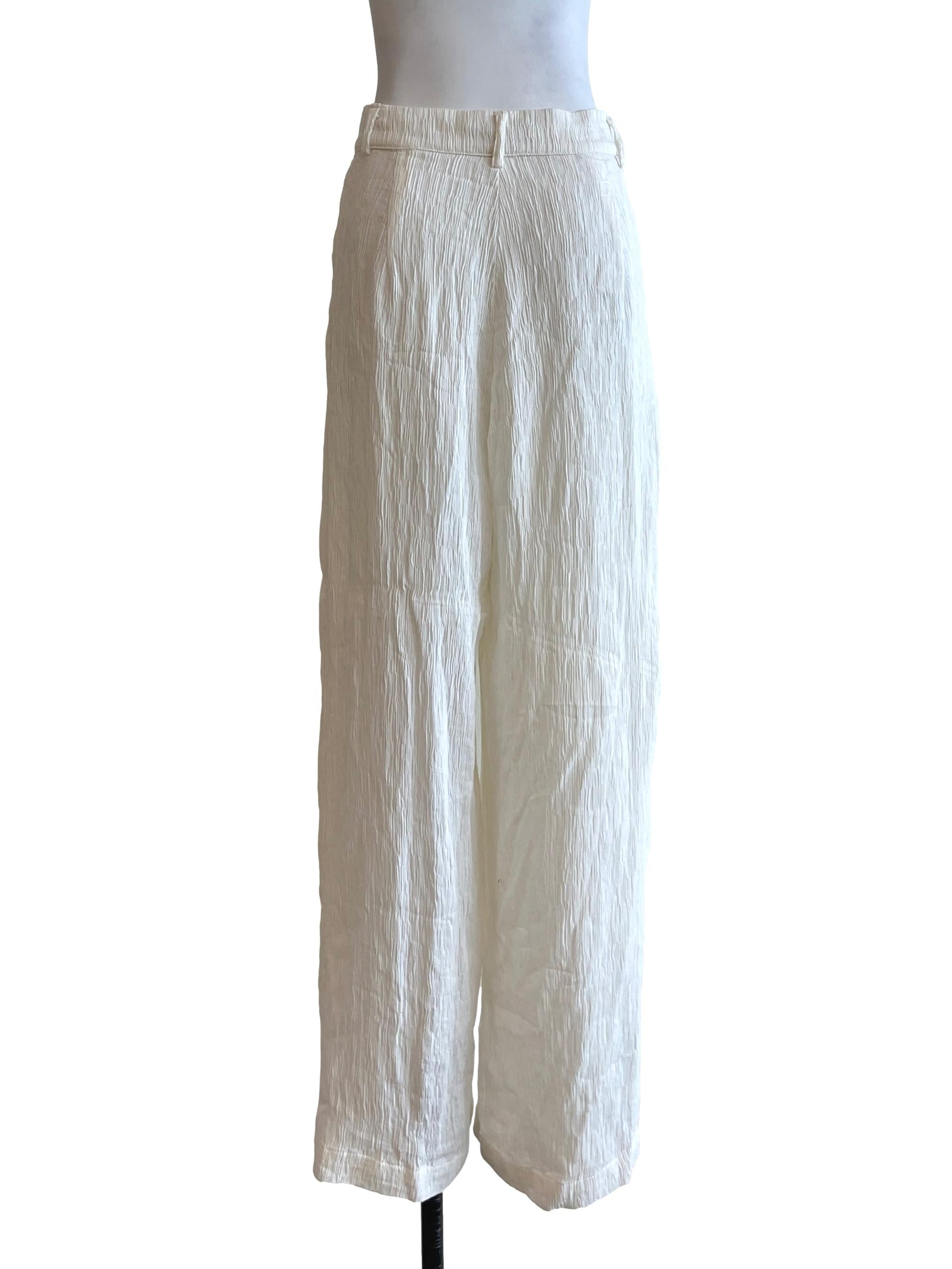 Off-White Wide Leg Pants
