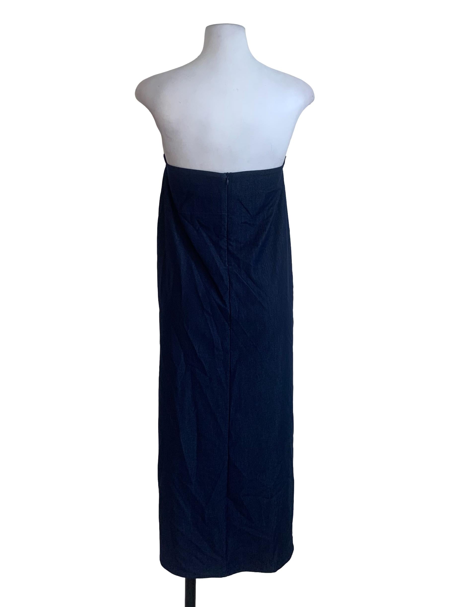 Denim Blue Sleevelss Dress