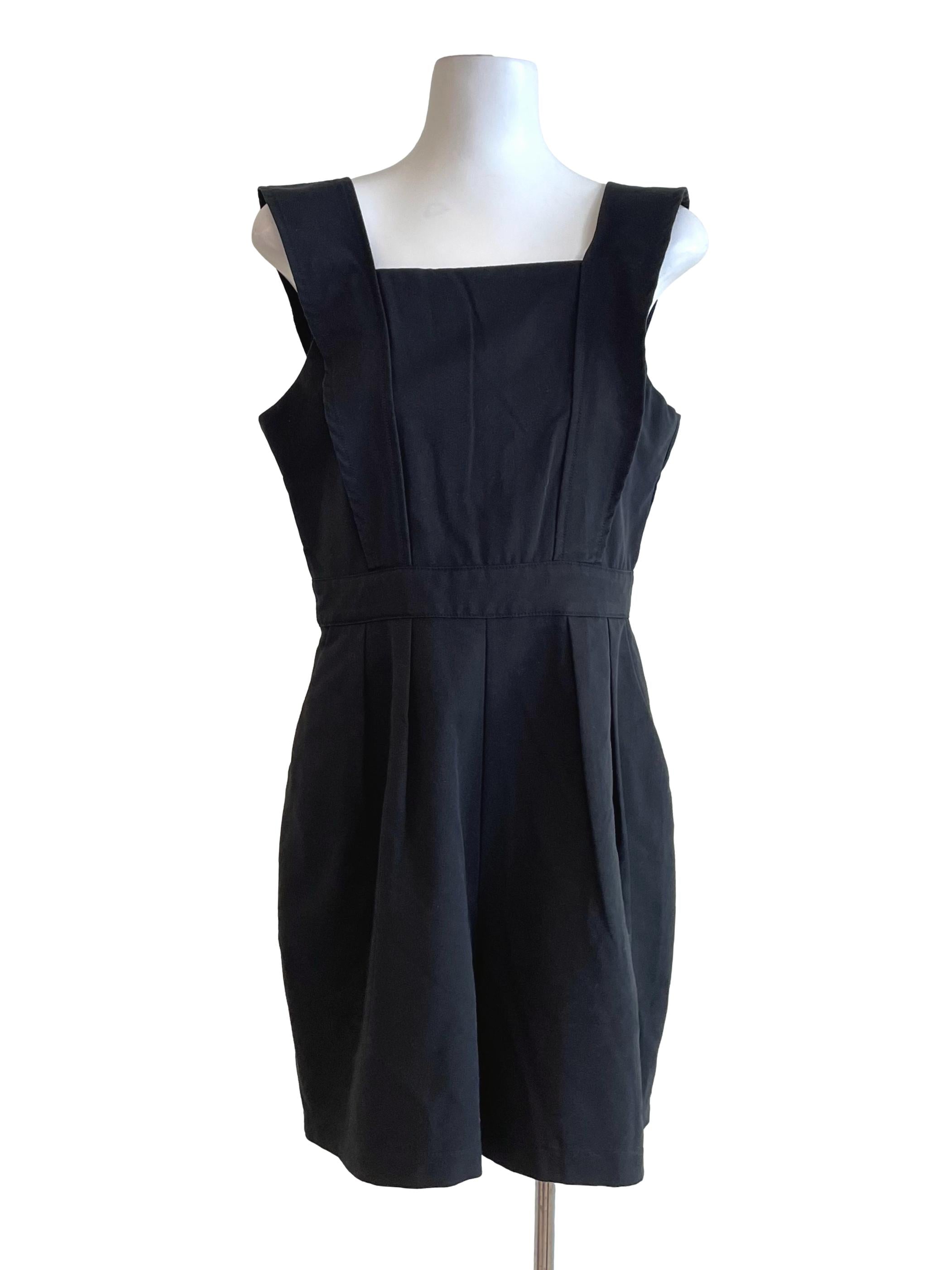 Black Pleated Romper