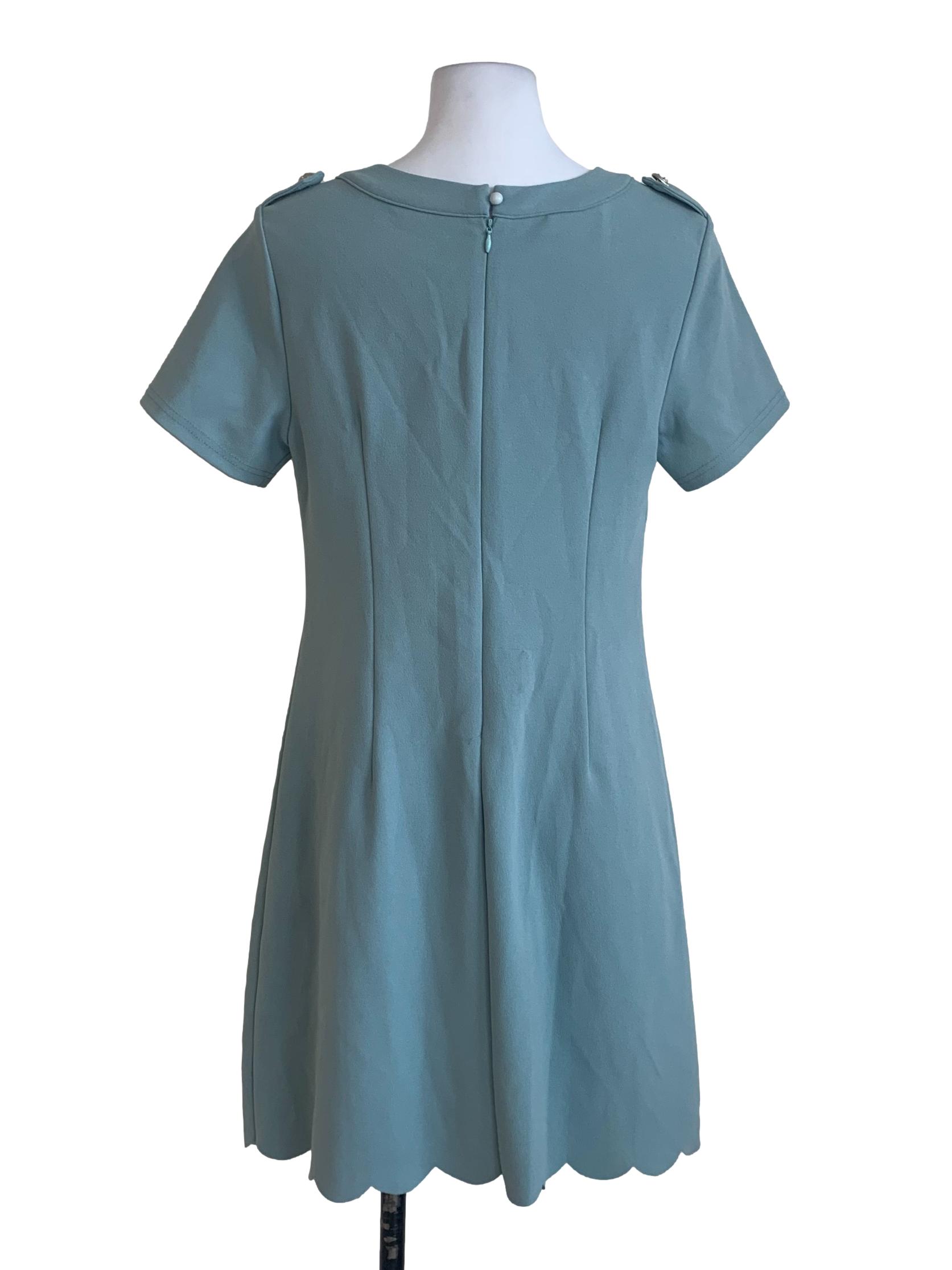 Teal Blue A-Lined Dress