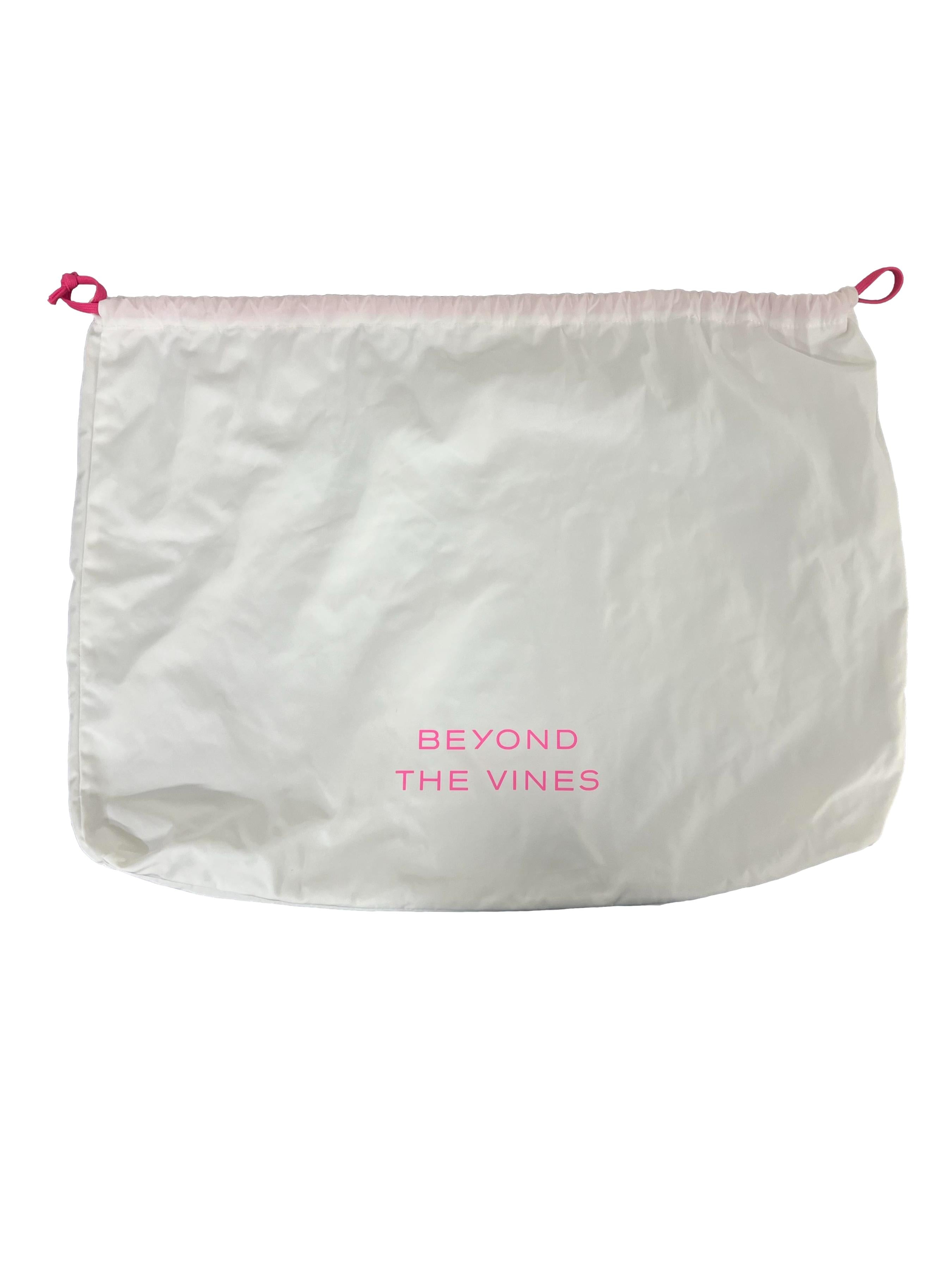 Neon Pink Glazed Poofy Tote Bag BTV