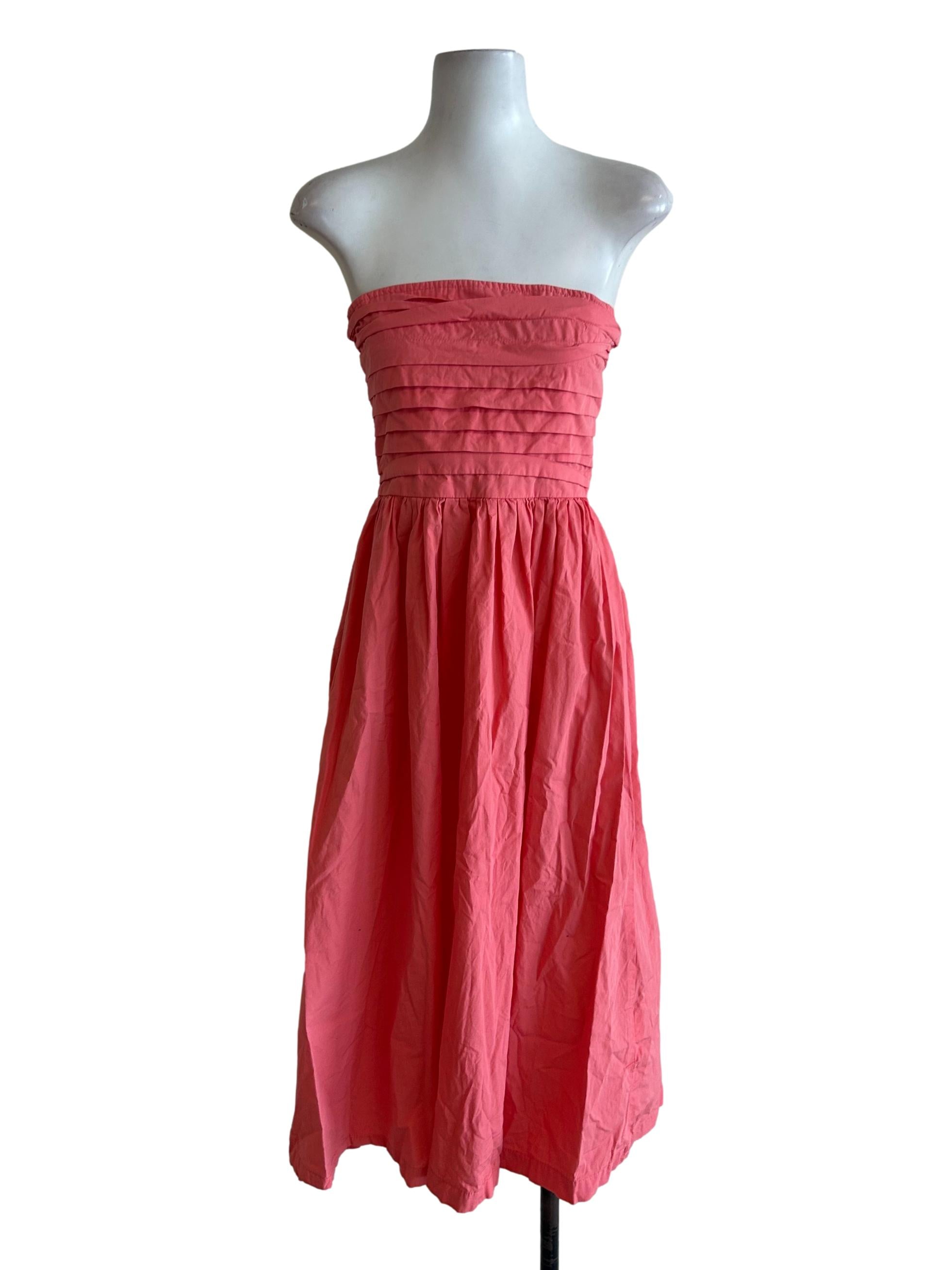 Arlo Dress In Melon - Pink CSN