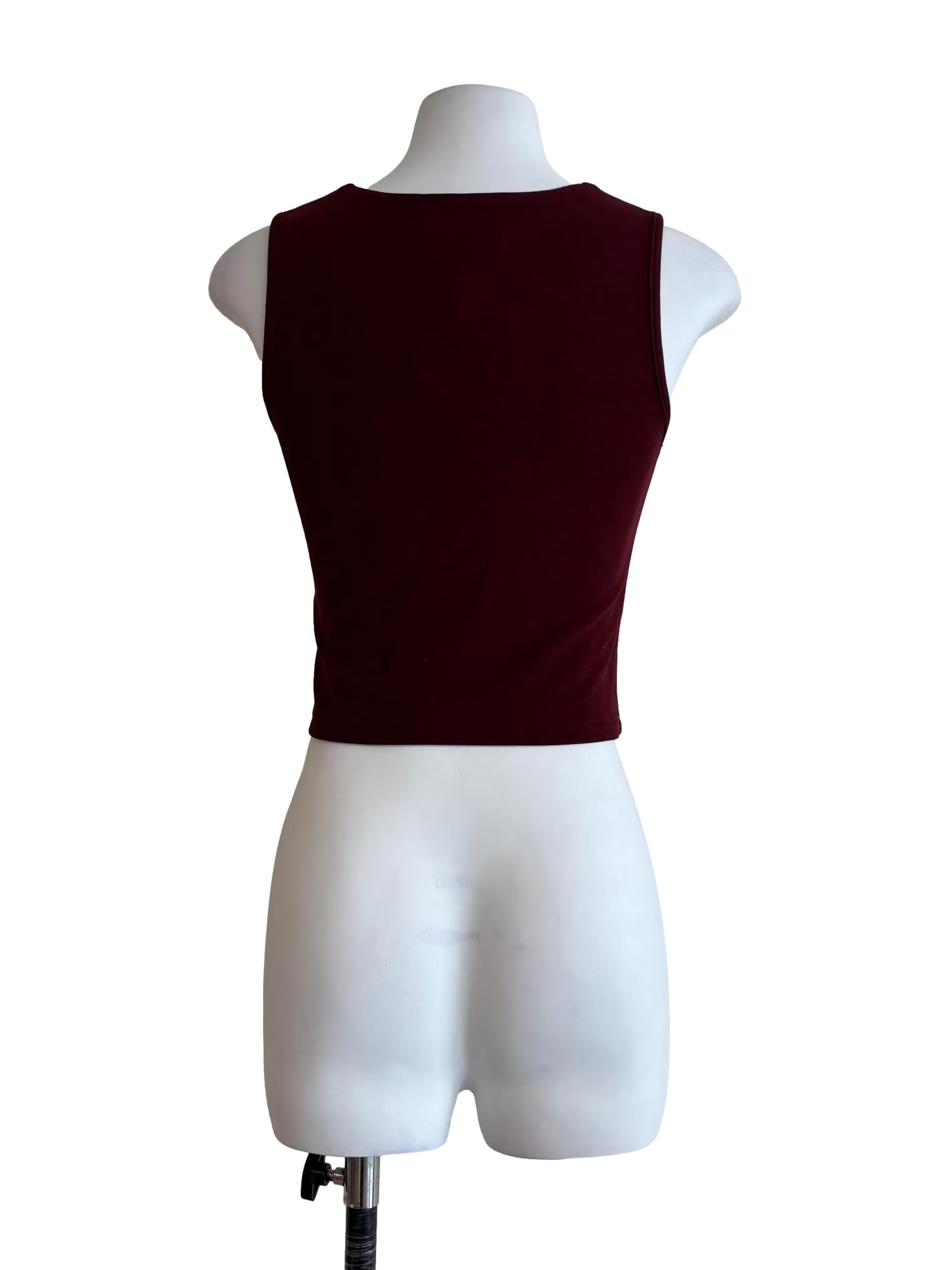 Merlot Red Sweetheart Tank Top