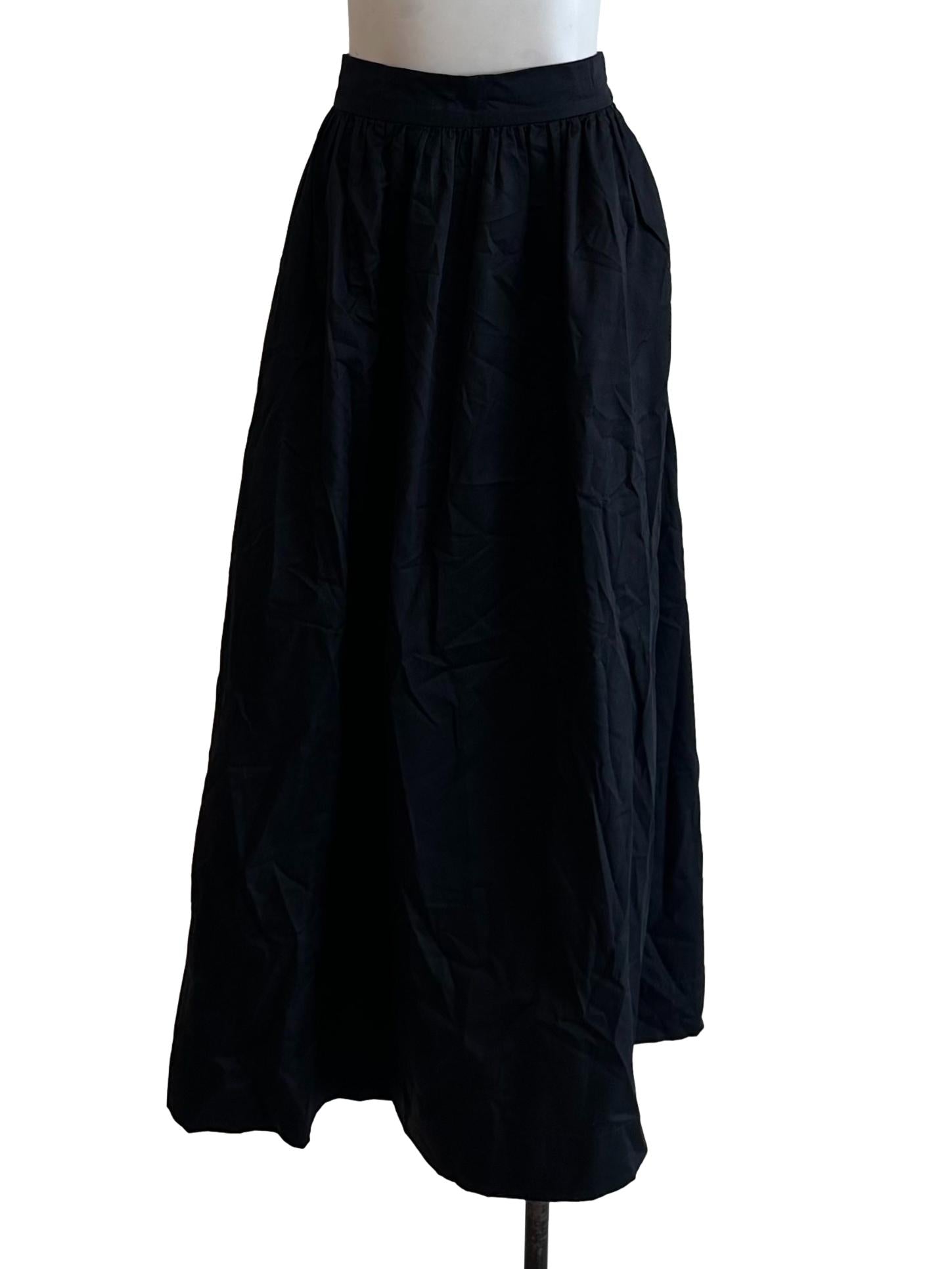 Raven Black A Line Skirt