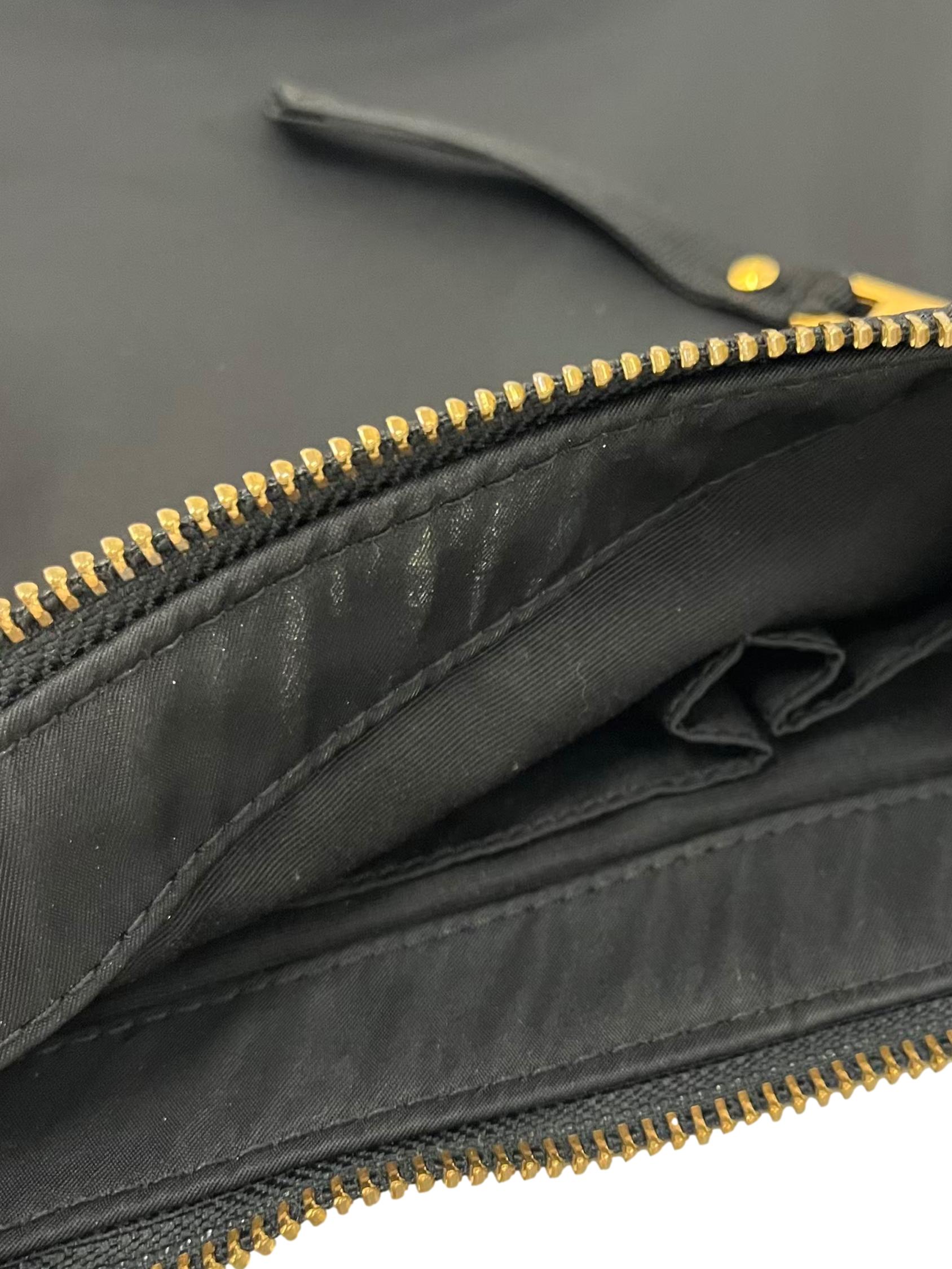 Black Trooper Nylon Hobo Bag