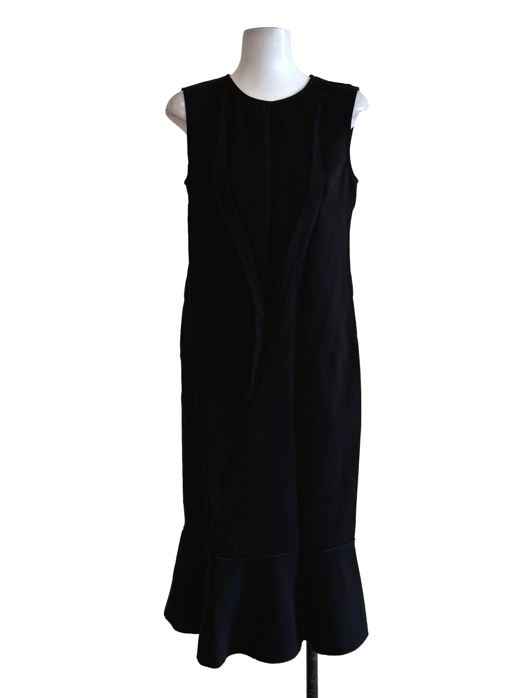 Night Black Sleeveless Pencil Dress