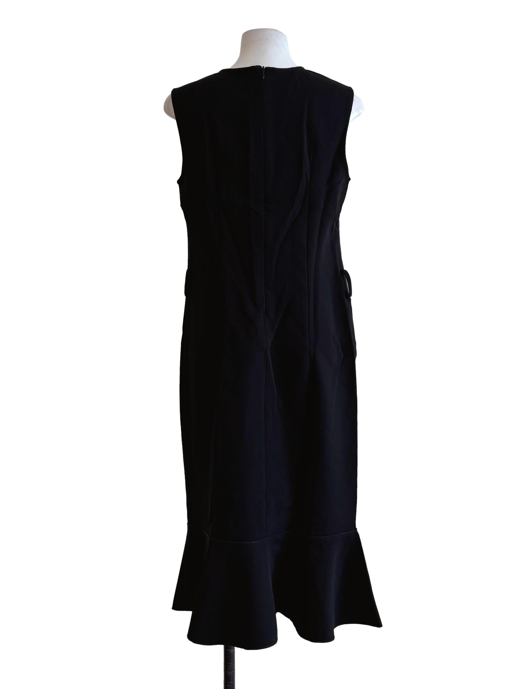 Night Black Sleeveless Pencil Dress