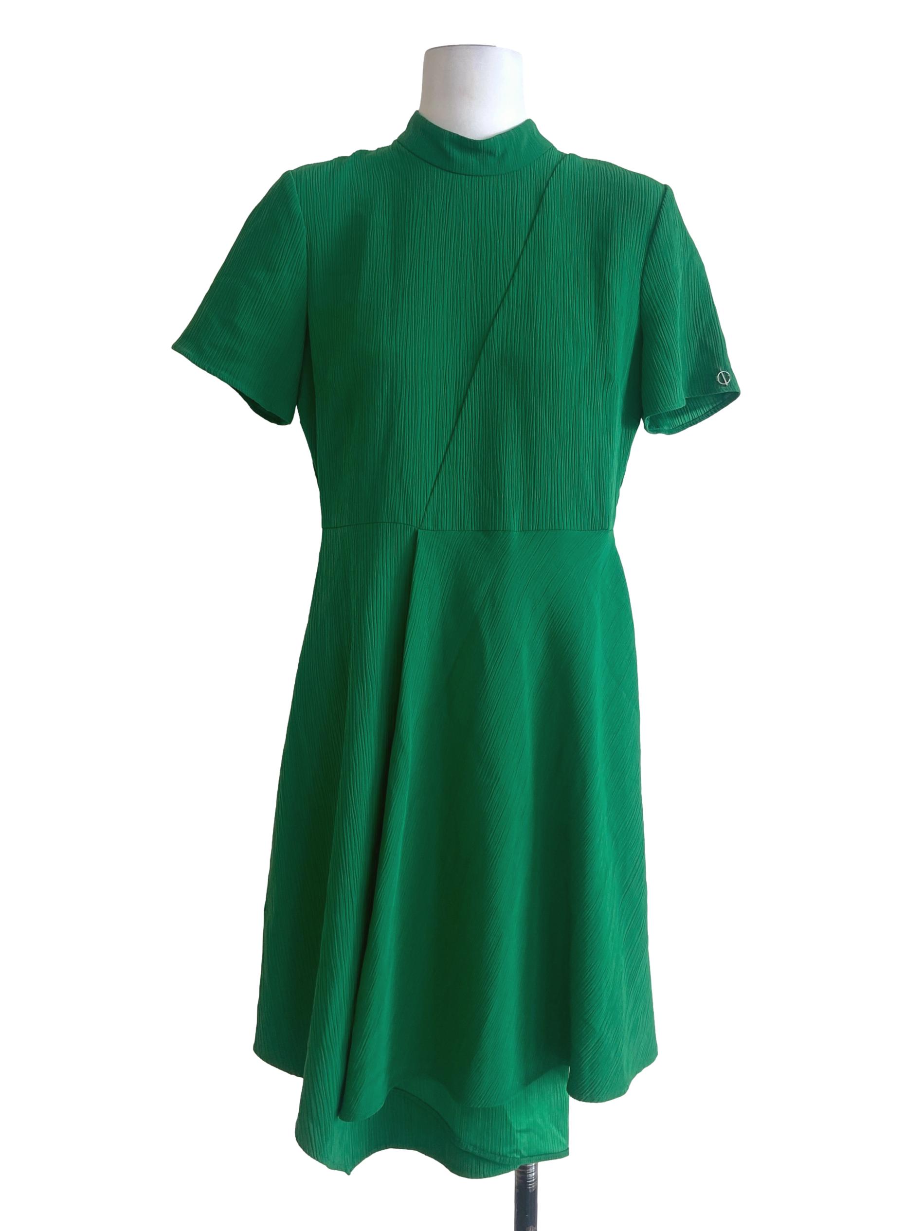 Parakeet Green A-Line Dress