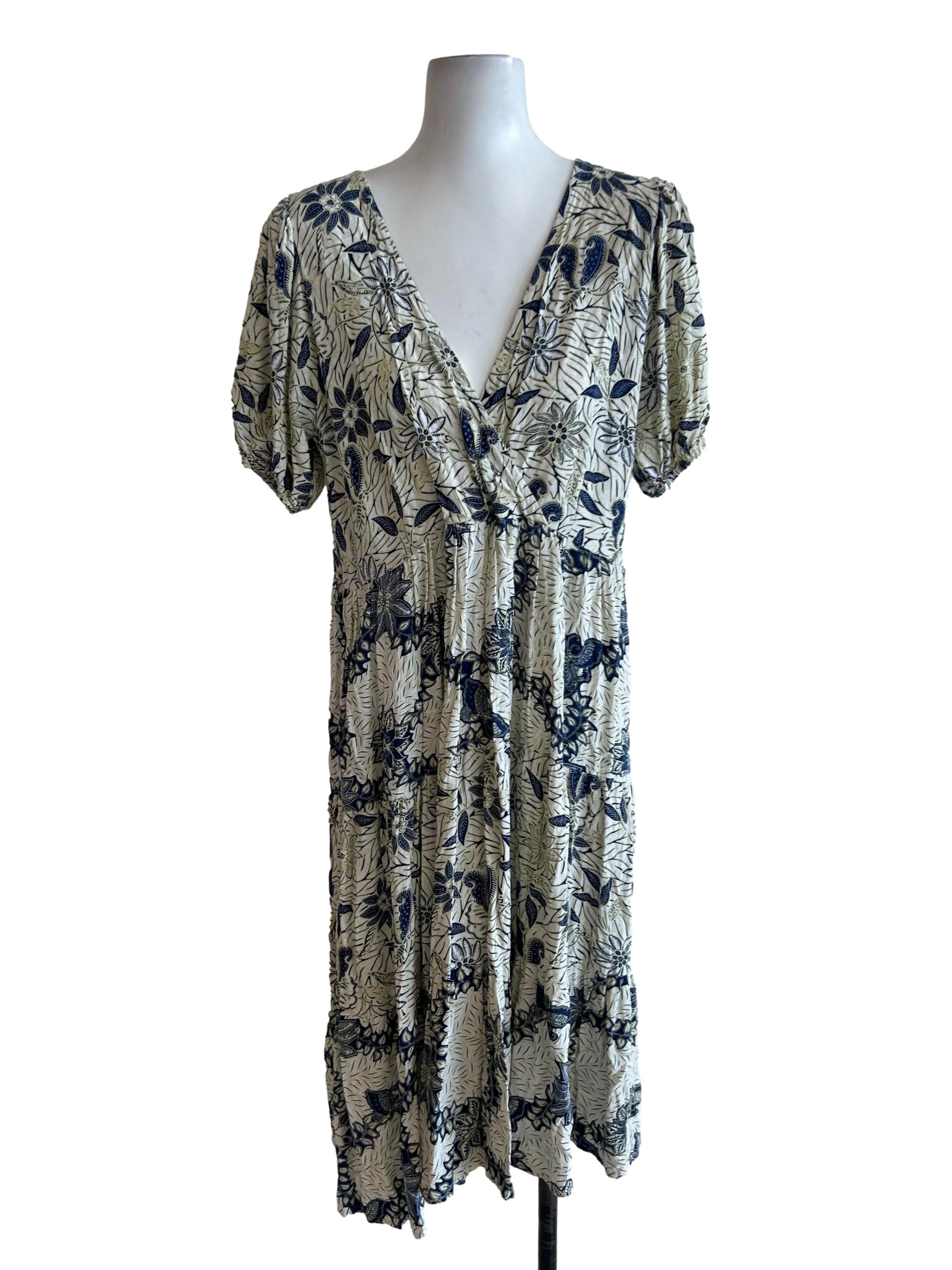 Remi Maxi In Aloe Floral - White CSN