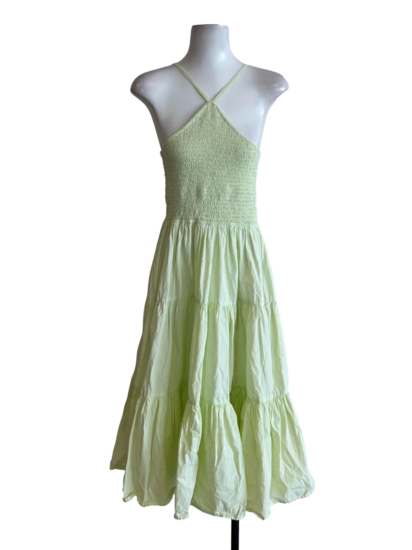 Anita Dress In Keylime - Green CSN