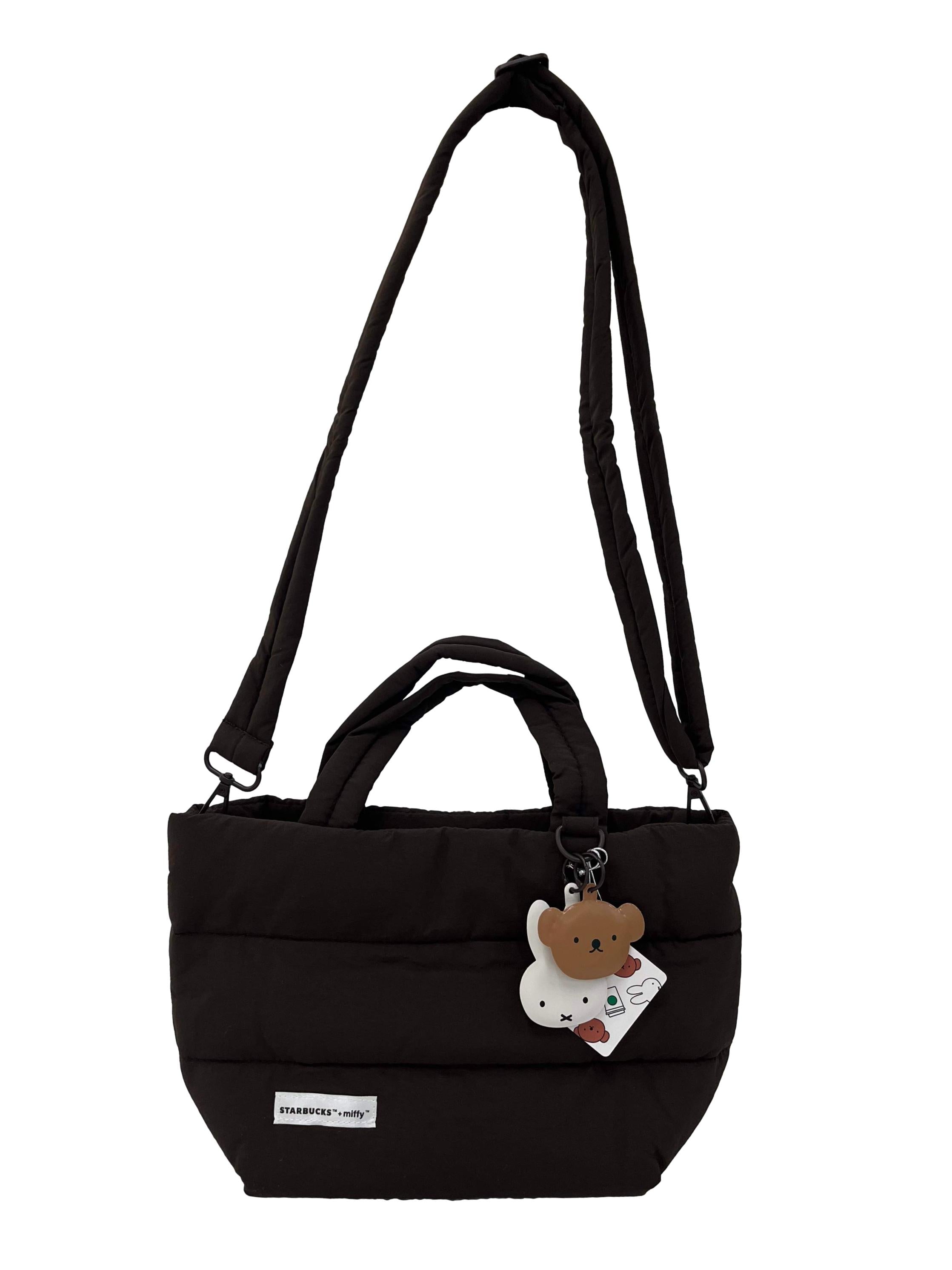 Brown Polyester Starbucks + Miffy Collaboration Crossbody Bag With Detachable Strap CSN