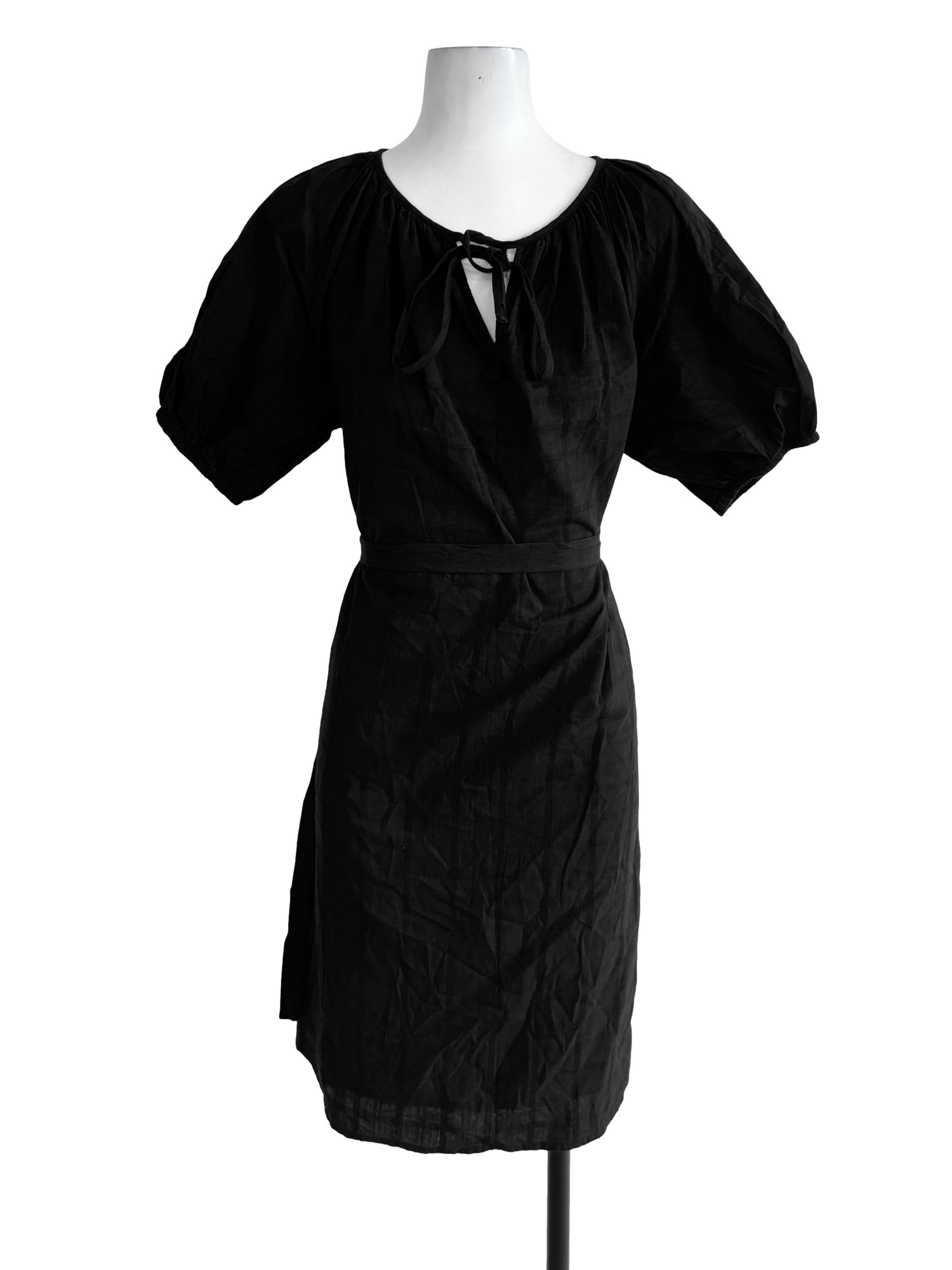 Black Puffed Dress