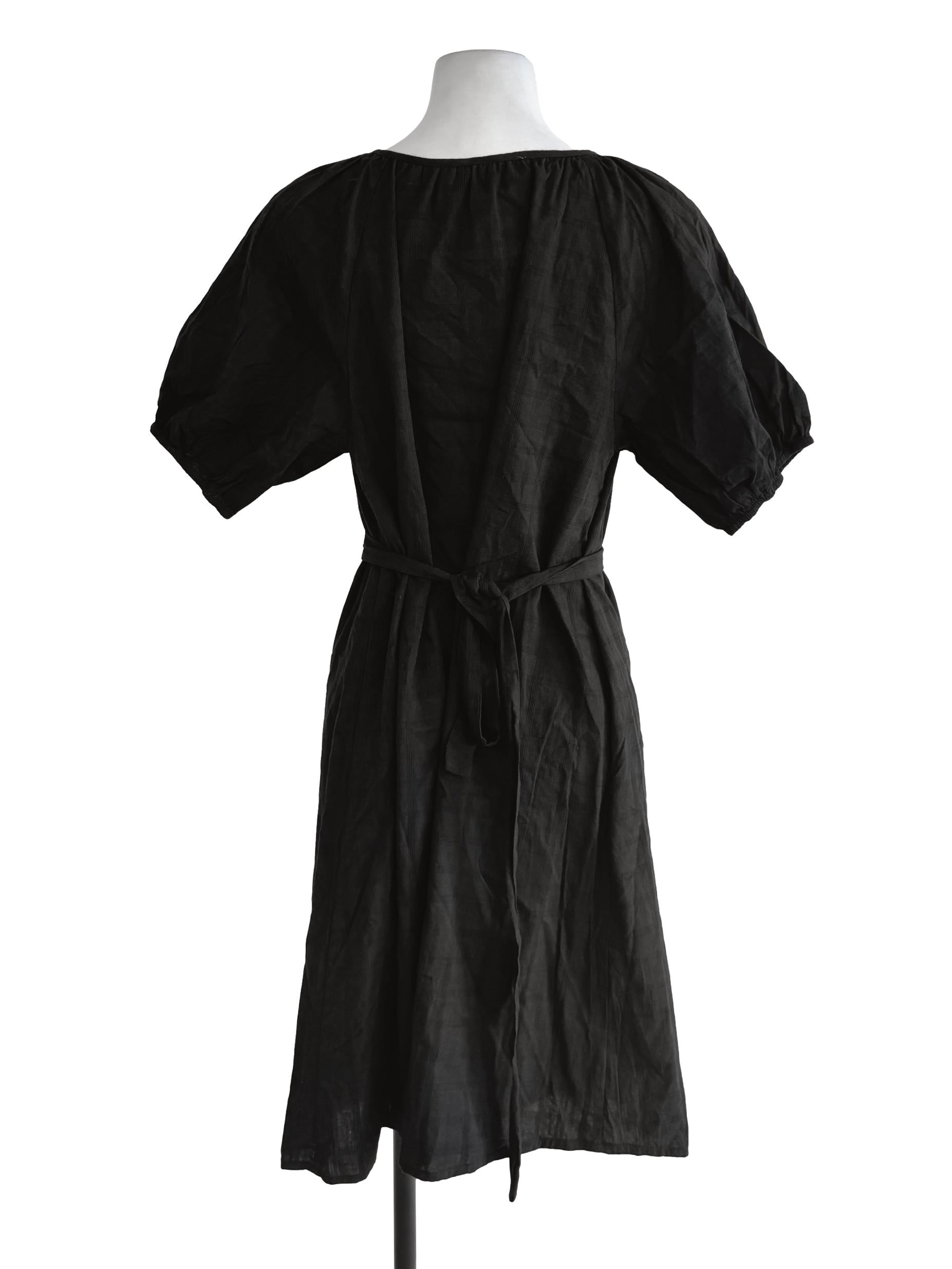 Black Puffed Dress