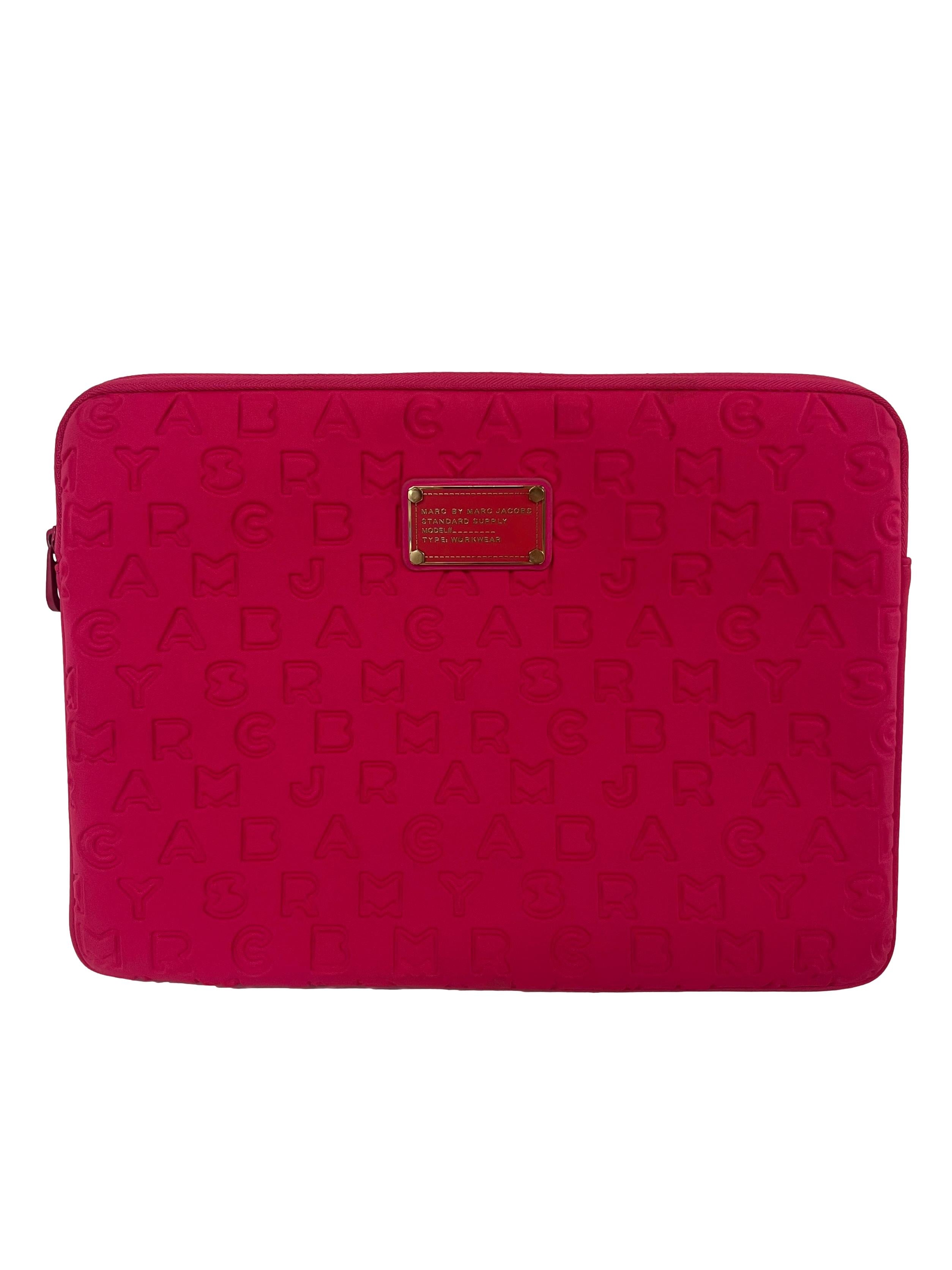 Pink Polyester Dreamy Logo Laptop Bag
