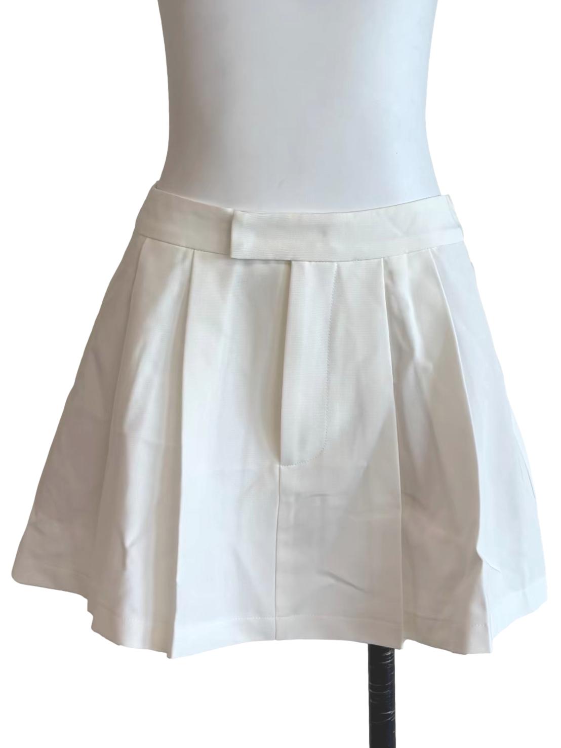 Ivory White Tennis Skirt