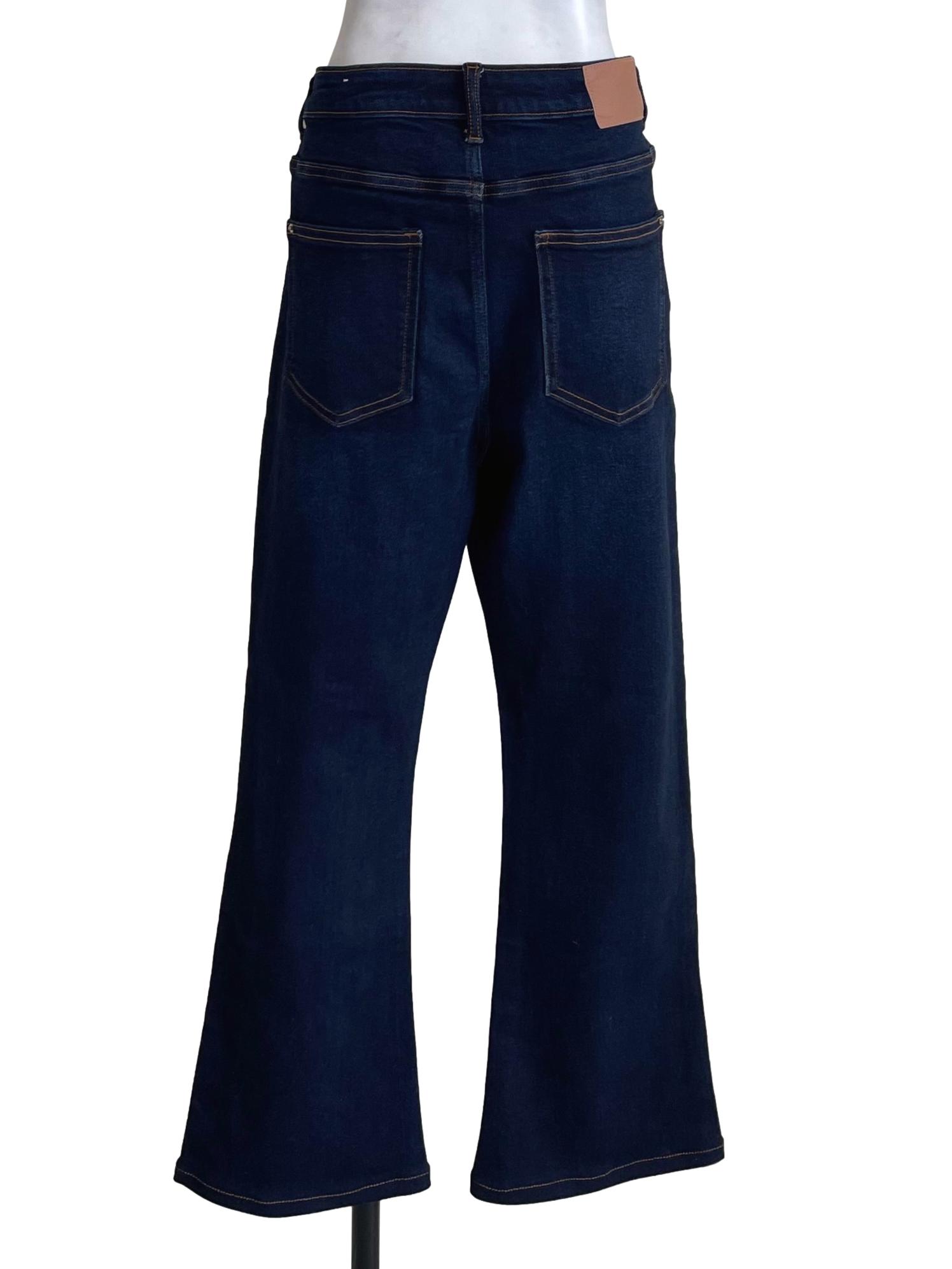 Indigo Flared Slim Jeans