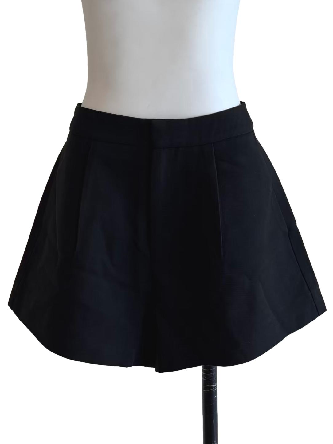Ink Black Wide Shorts
