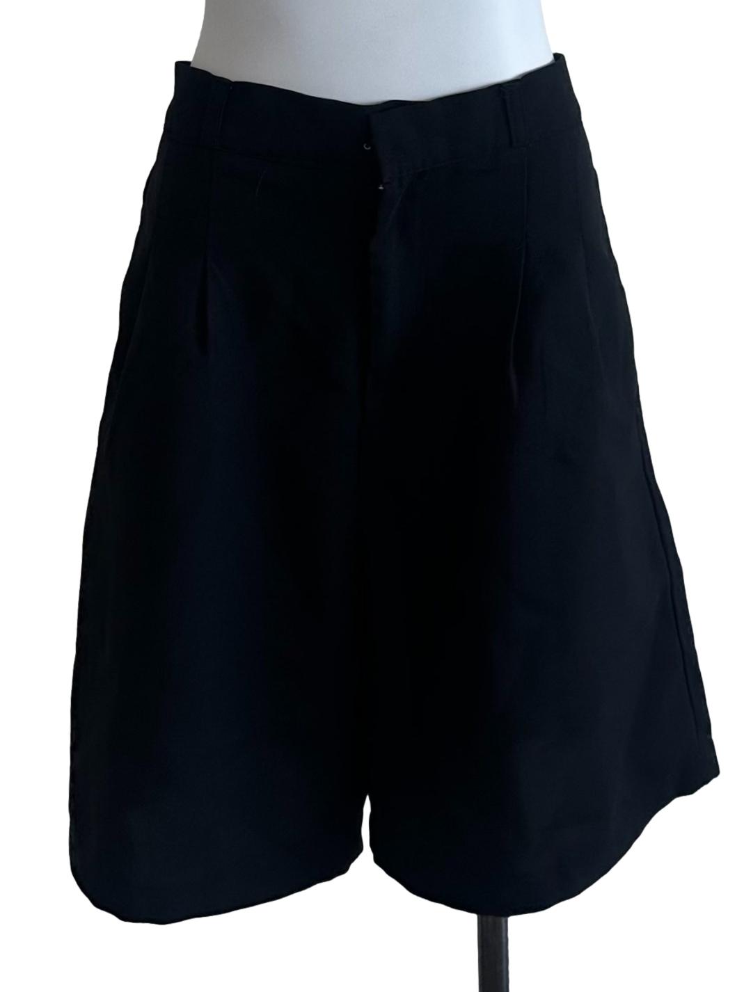 Onyx Black Bermuda Shorts