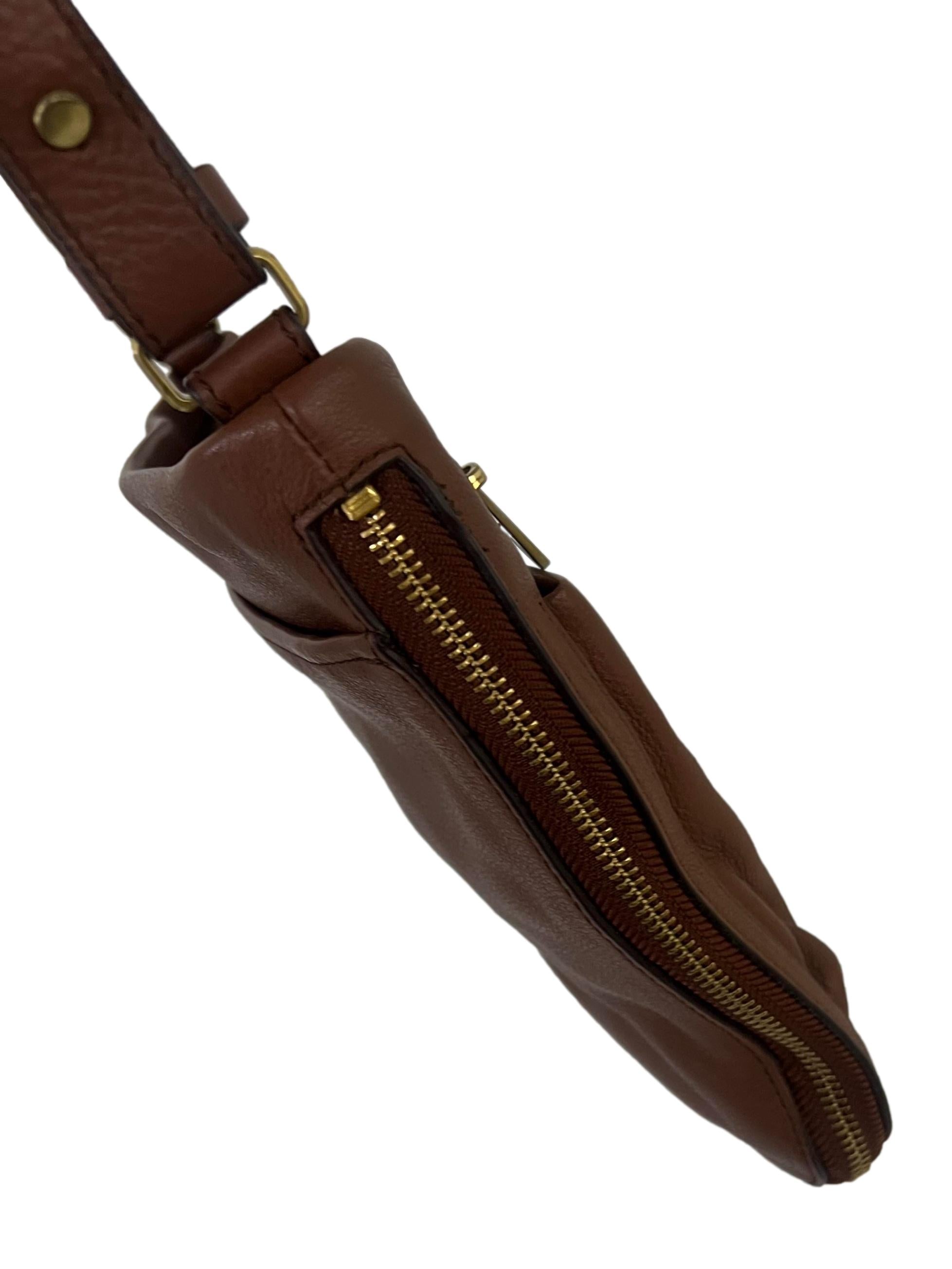 Brown Leather Messenger Bag