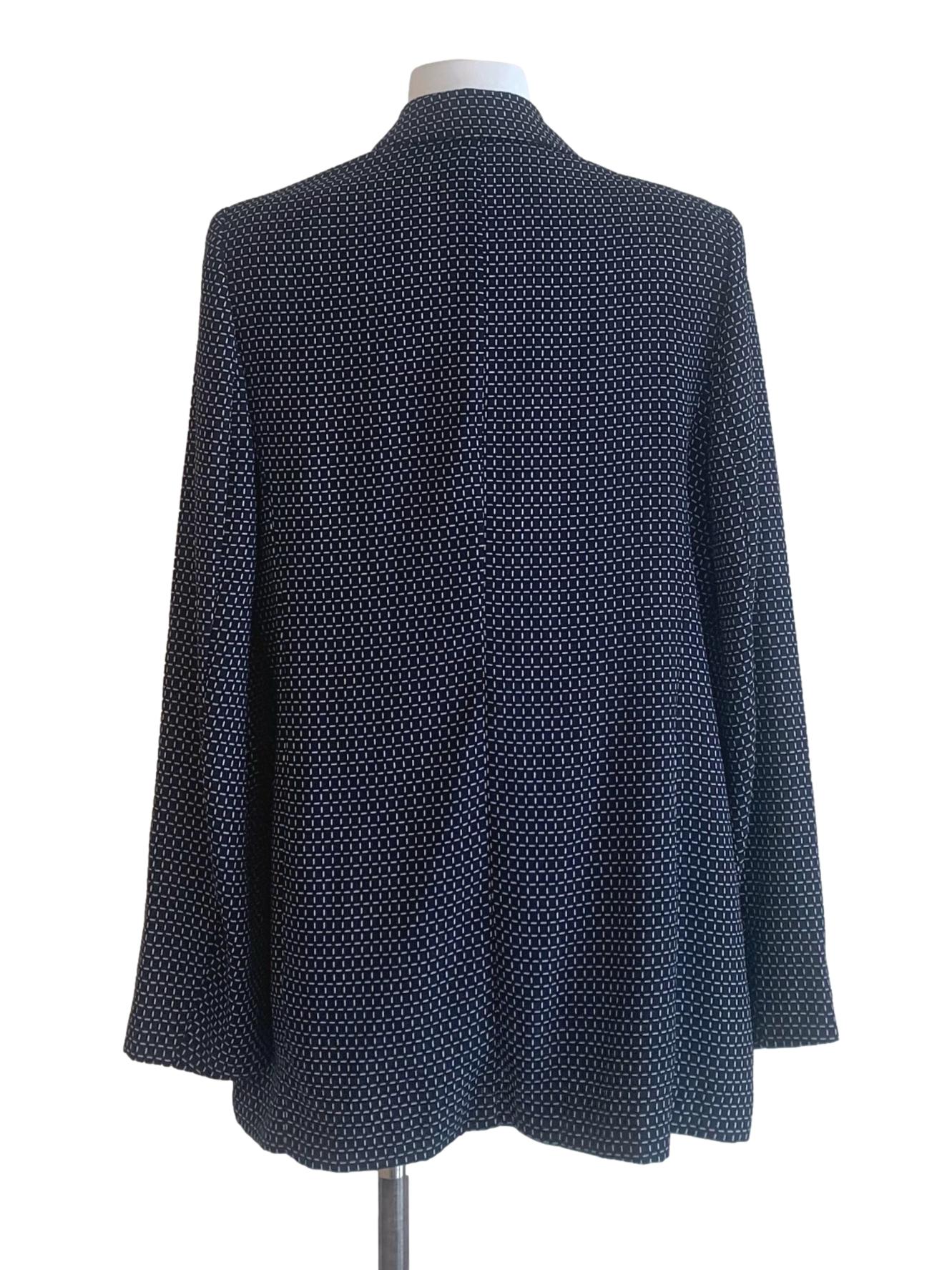 Berry Blue Pattern Blazer