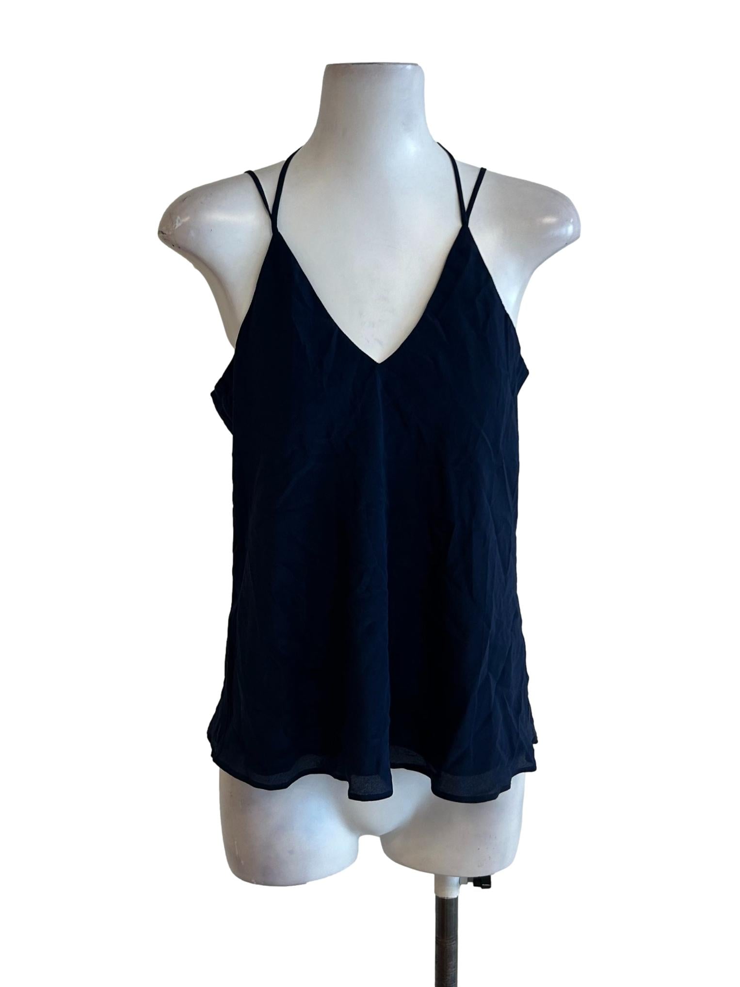 Manresa Top - Spaghetti Double Strap Camisole In Navy CSN