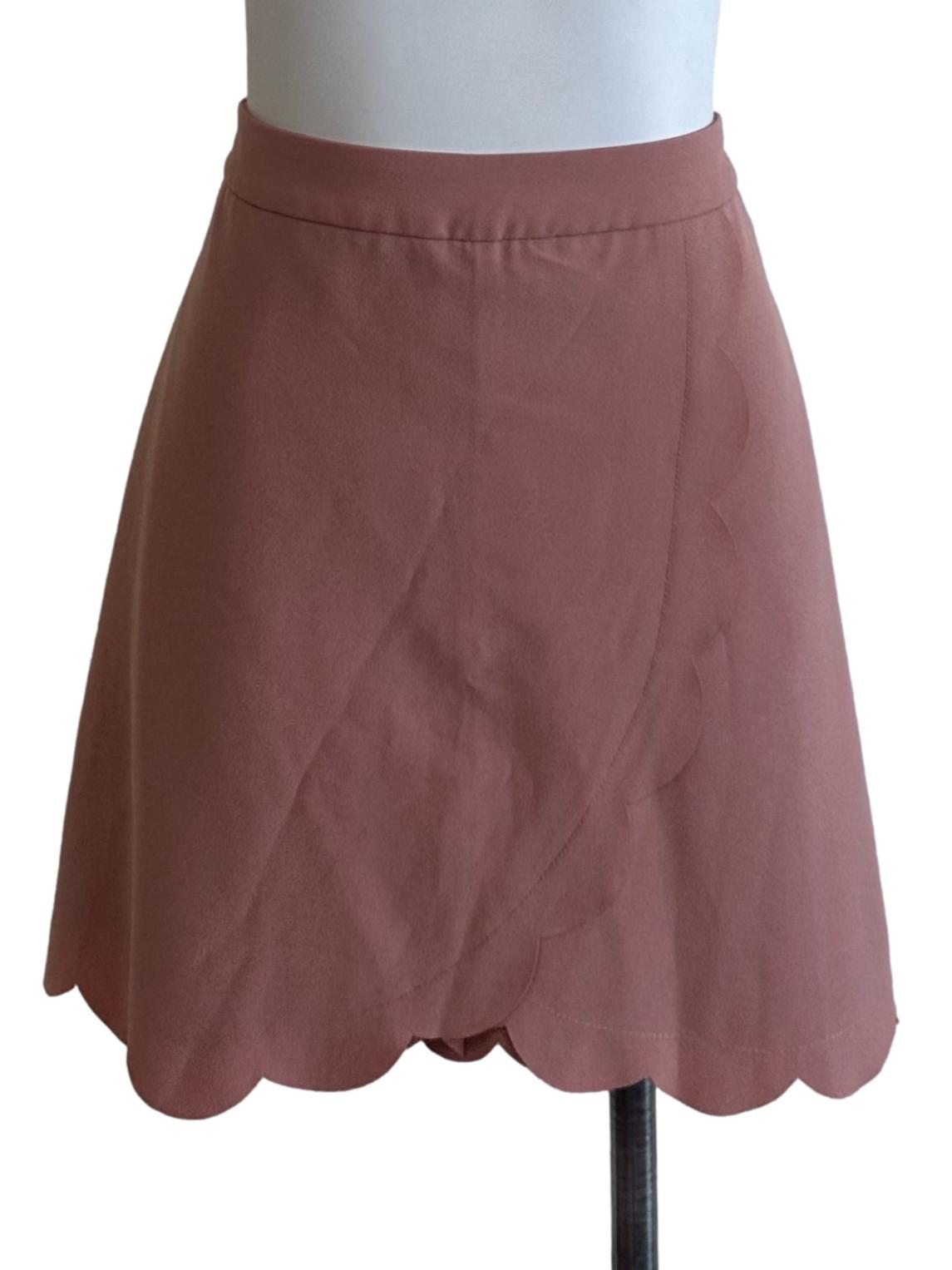 Dusty Pink Scallop Border Skorts