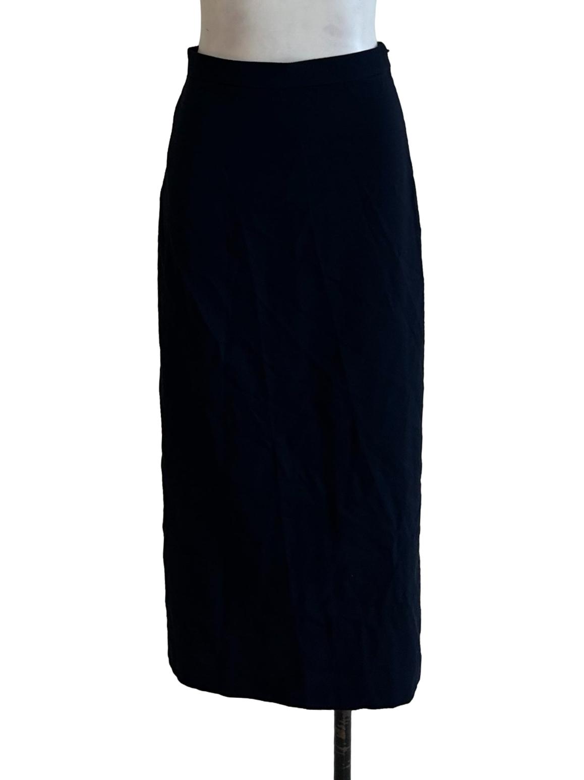 Nyon Skirt - Midi Pencil Skirt In Navy CSN