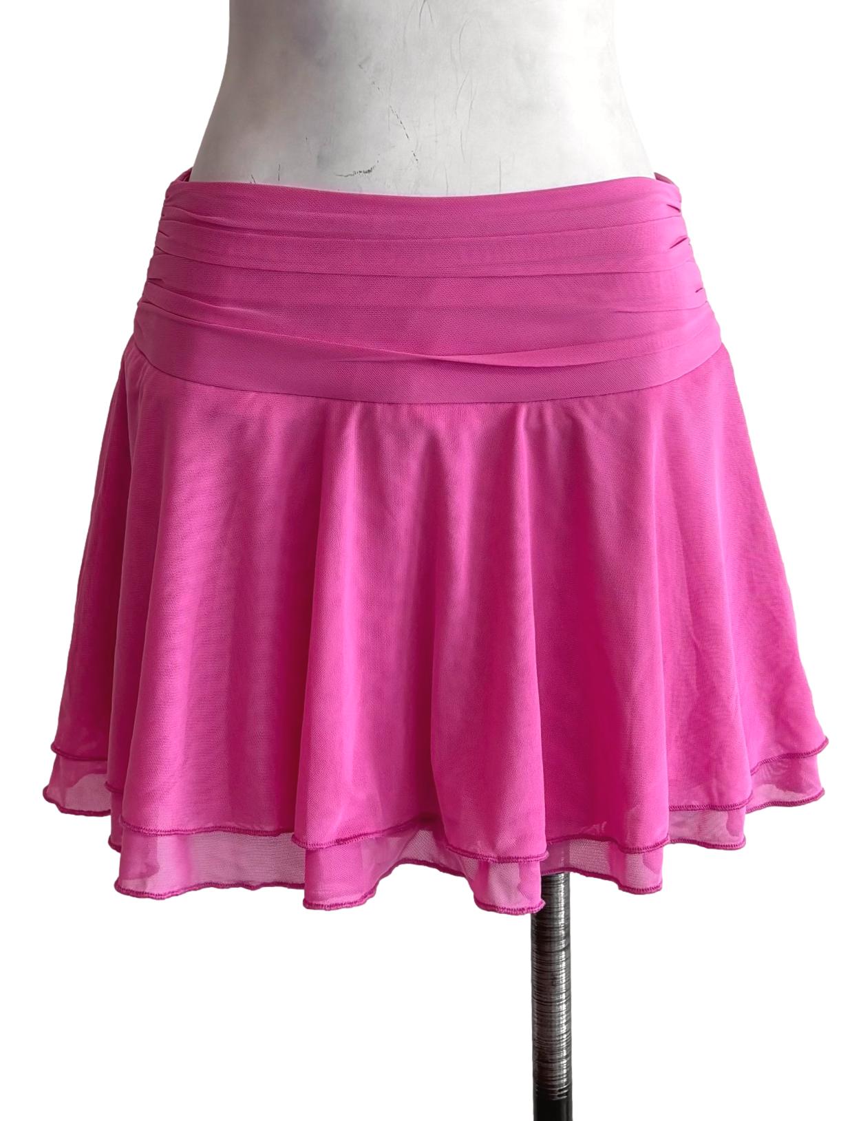 Bubblegum Pink Marley Mesh Co-Ord Skorts