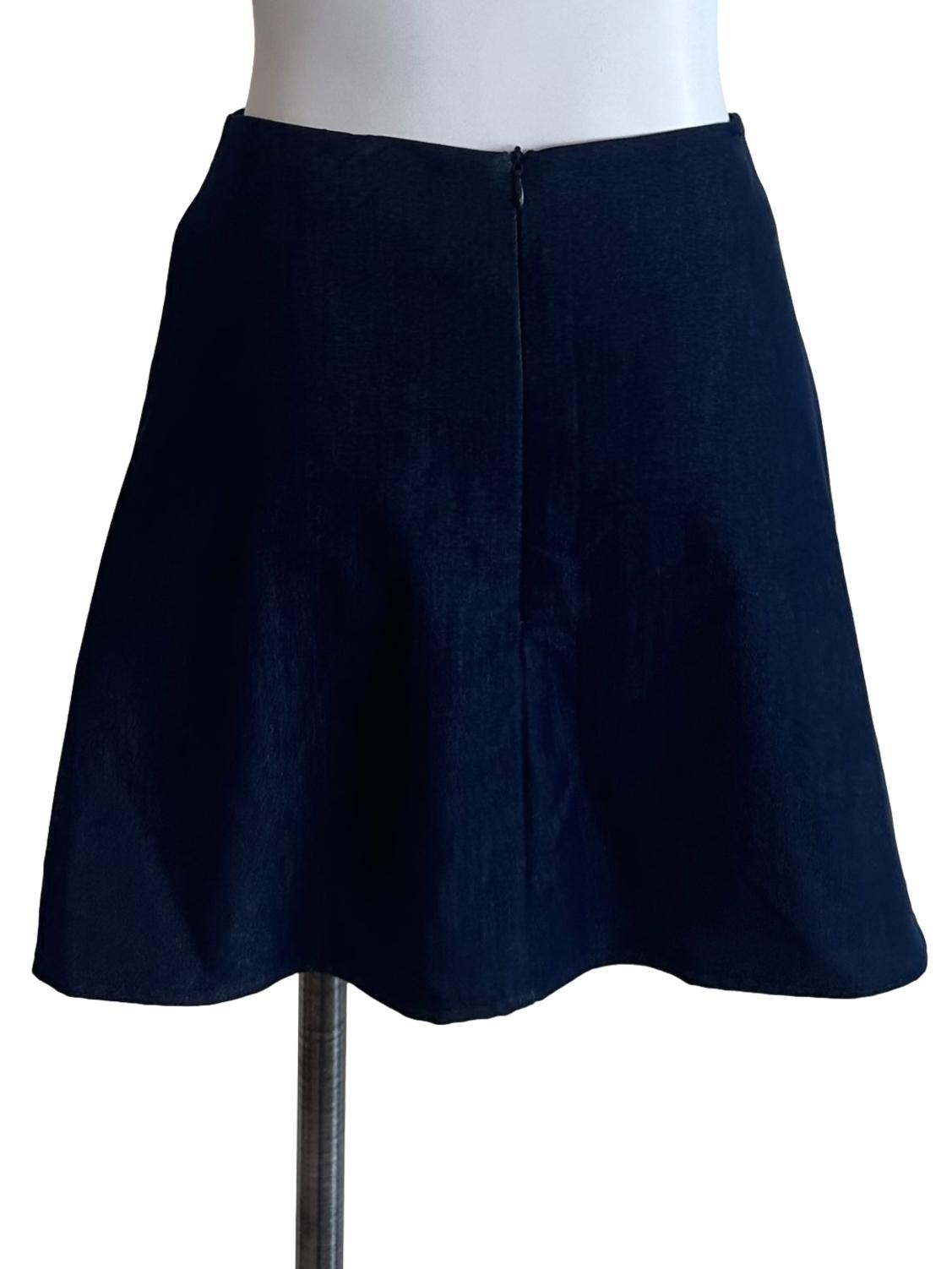 Denim Blue Ribbon Skorts