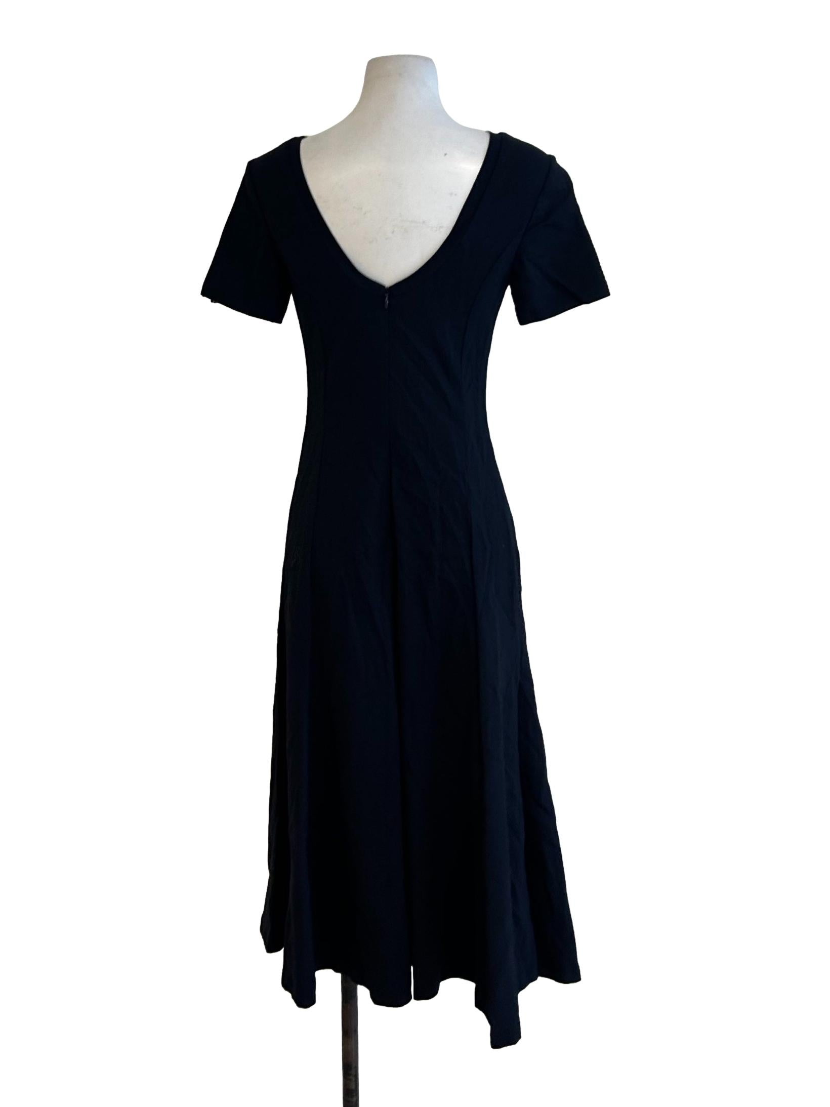 Meyrin Dress - Trumpet Dress In Navy CSN