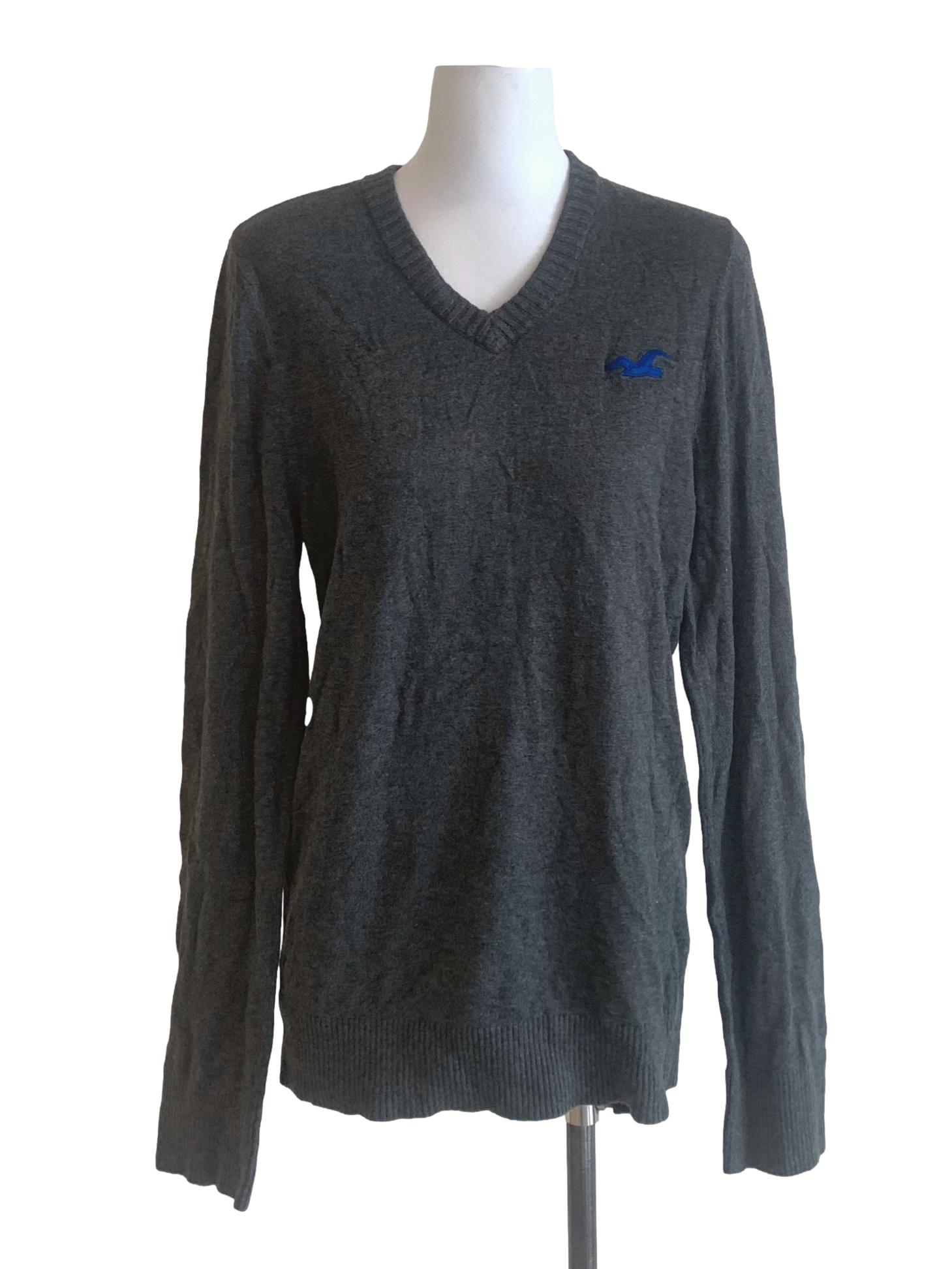 Anchor Grey V Neck Shirt