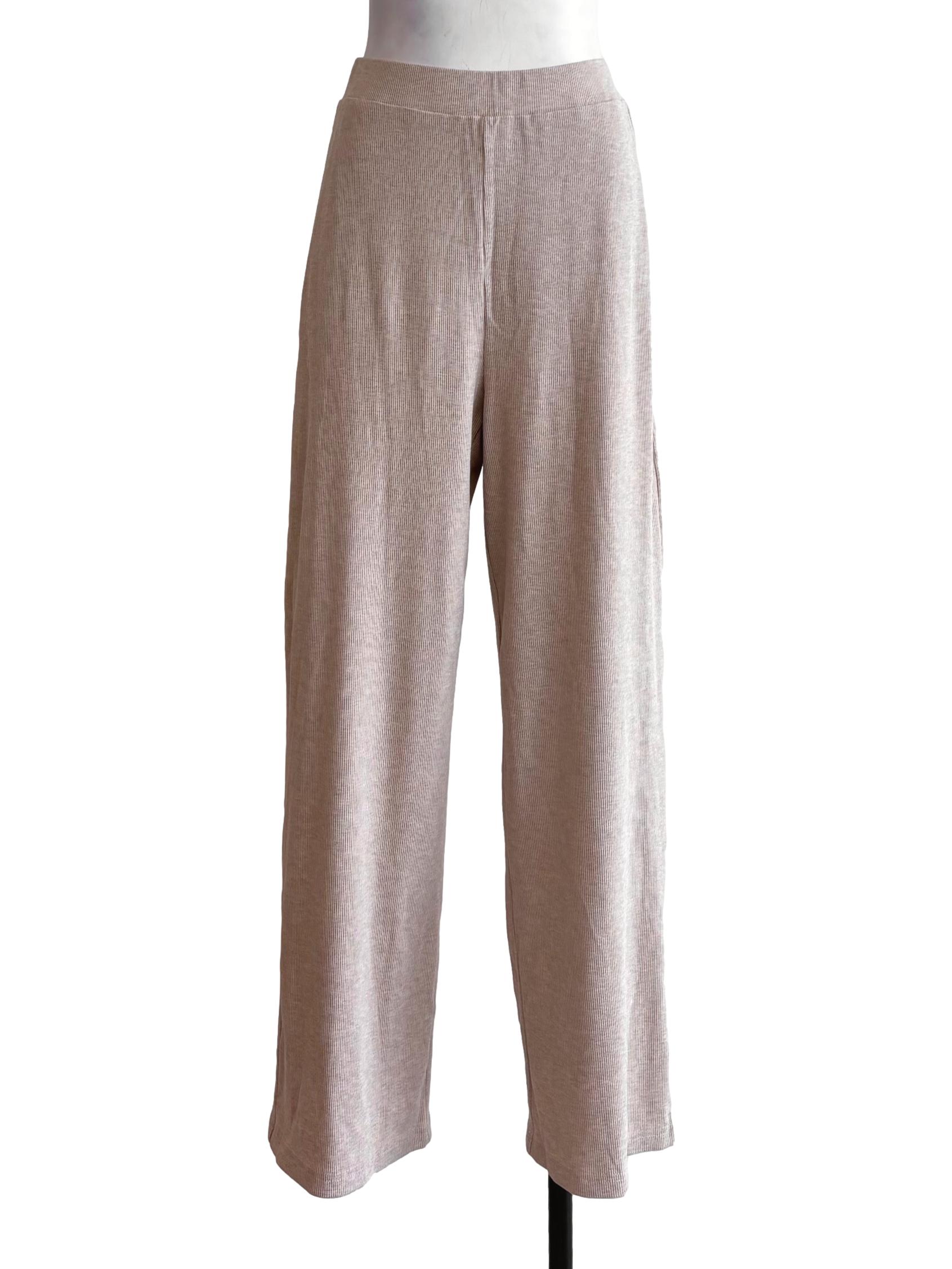 Sand Beige Relaxed Pants
