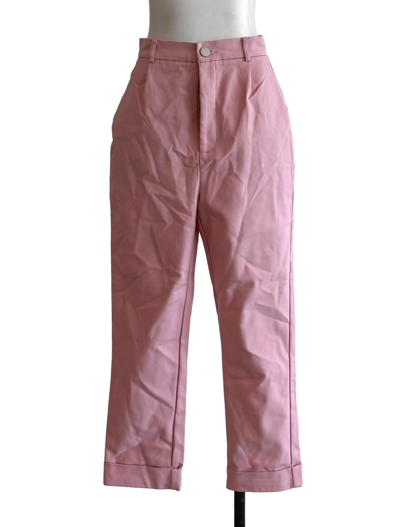 Melon Pink Slim Fit Slacks LB