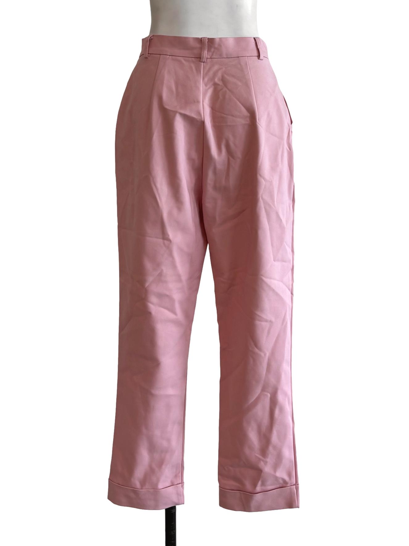 Melon Pink Slim Fit Slacks LB