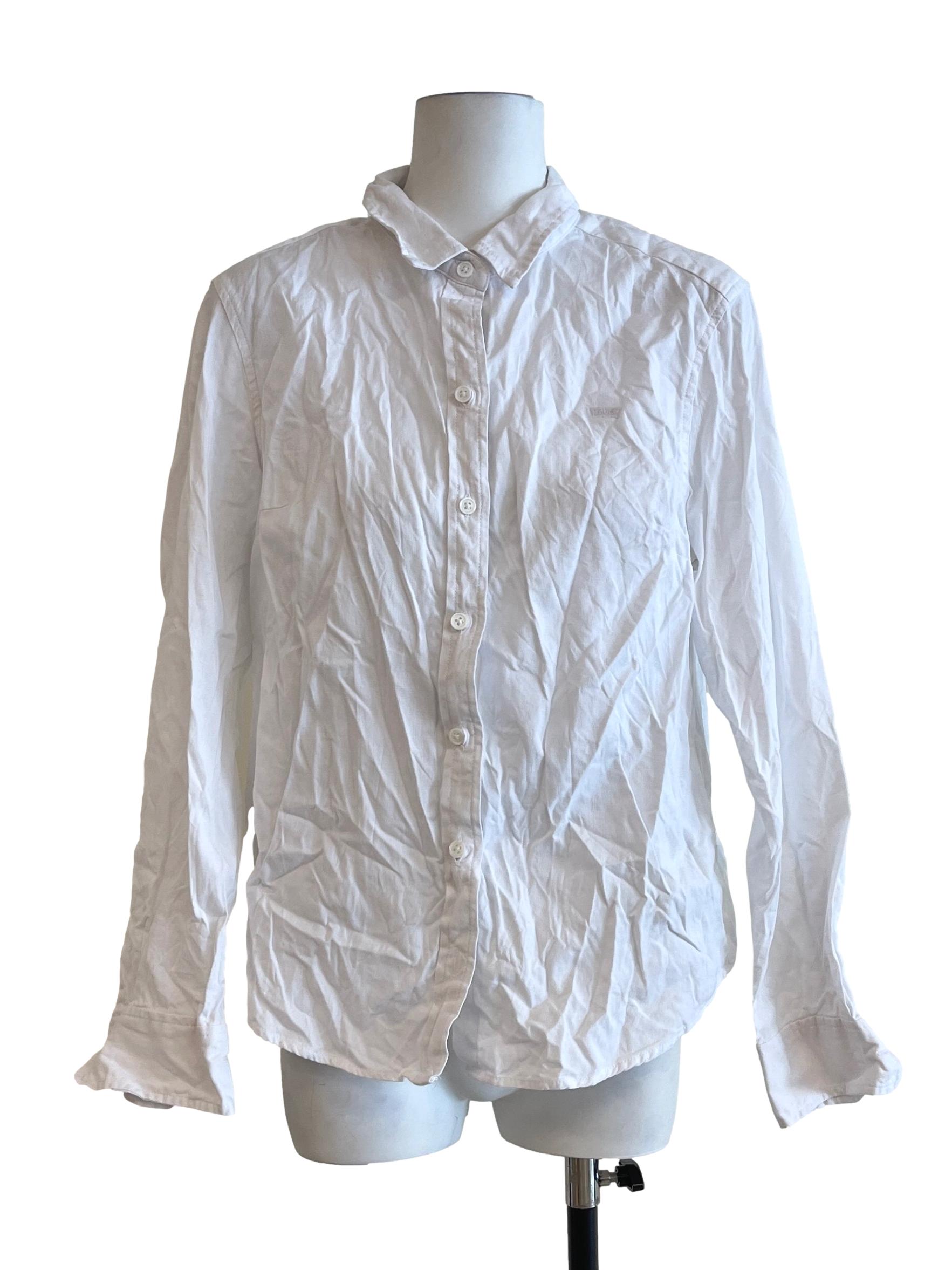 Off White Long Sleeve Top
