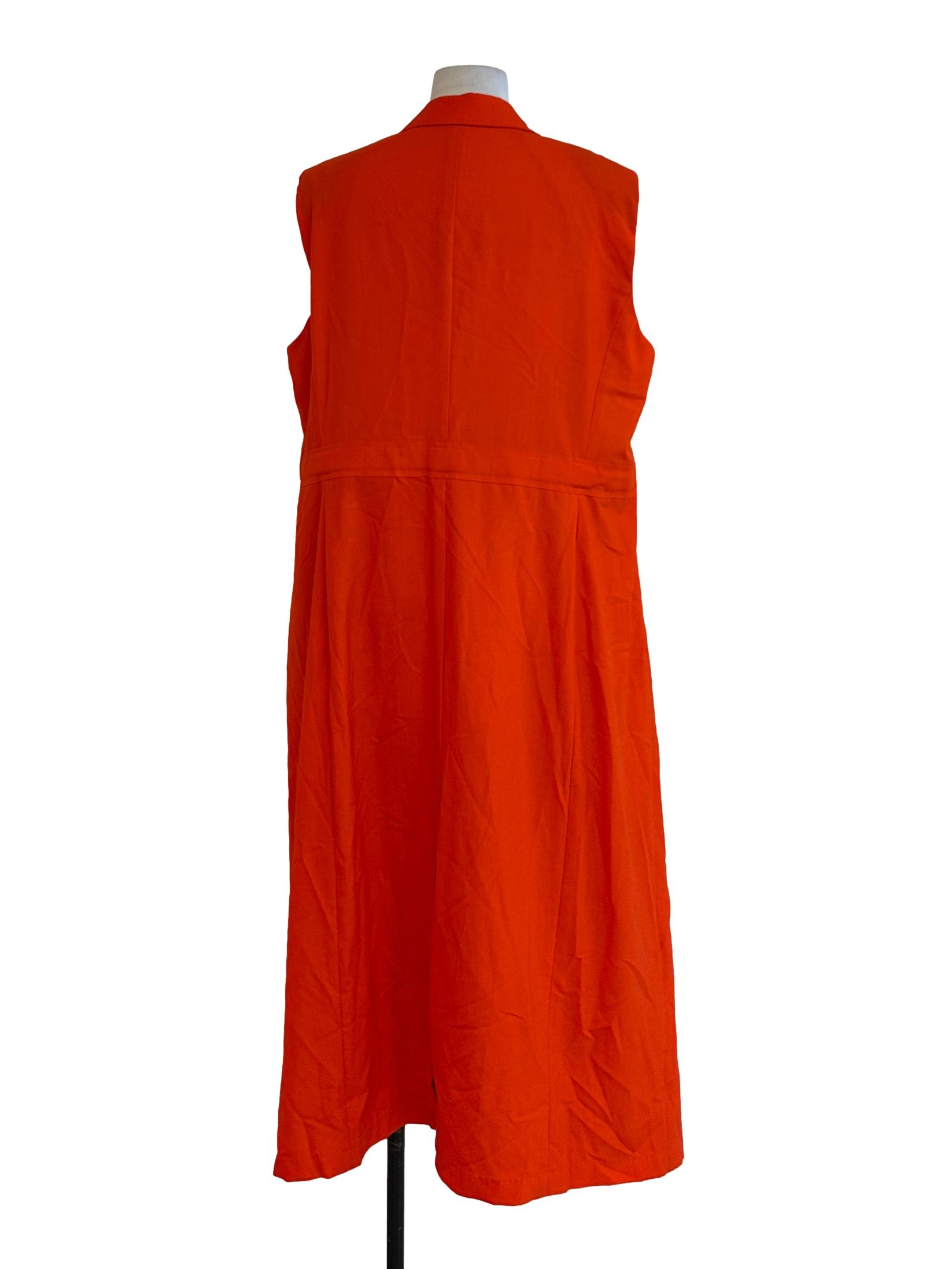 Basel Trenchcoat - Sleeveless Trench In Sweet Orange CSN