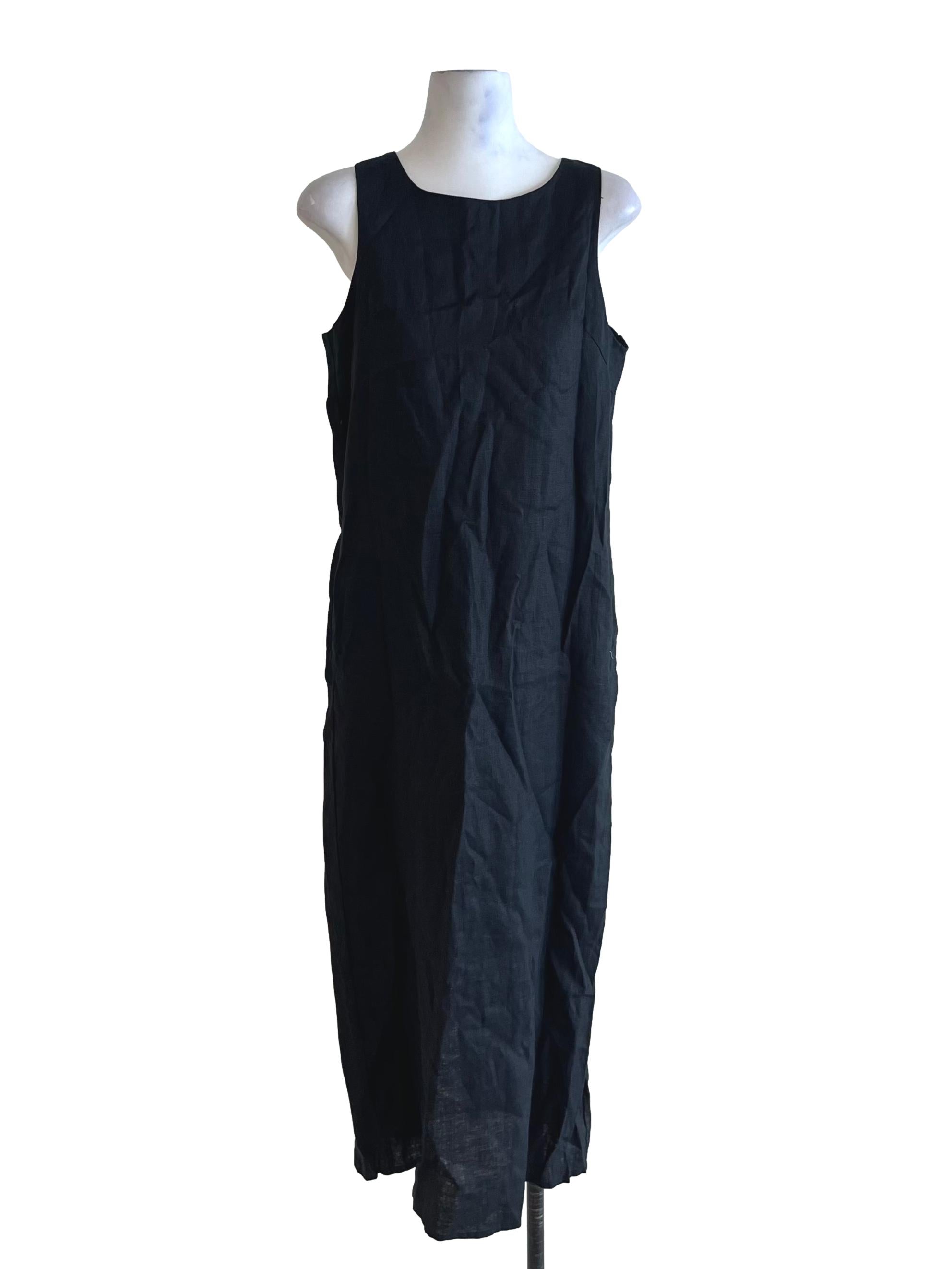 Black Jewel Neckline Shift Dress