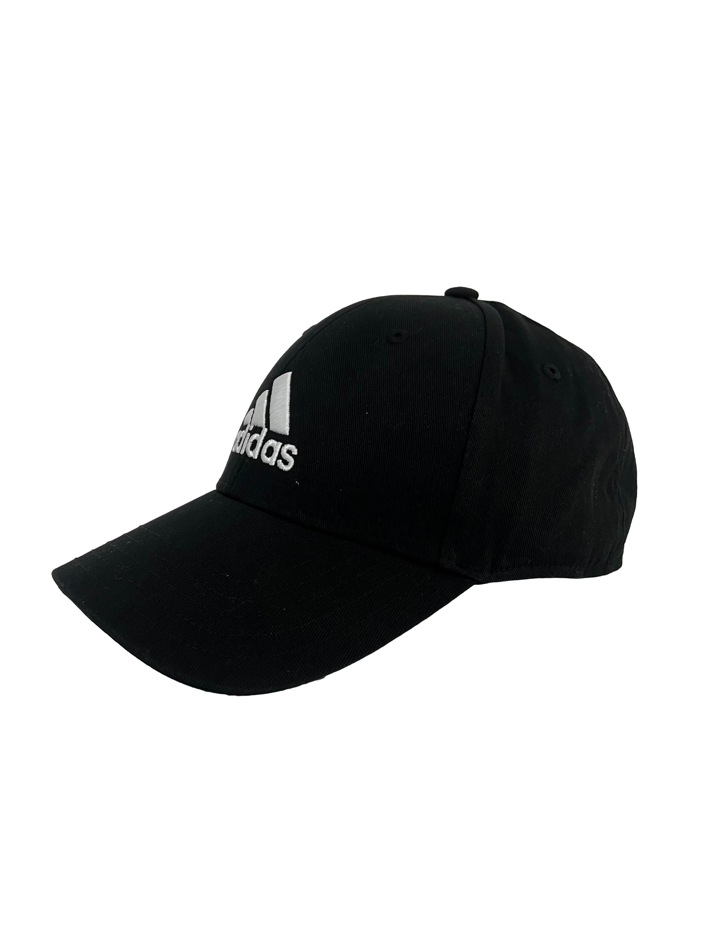 Black Adidas Logo Embrodered Cap