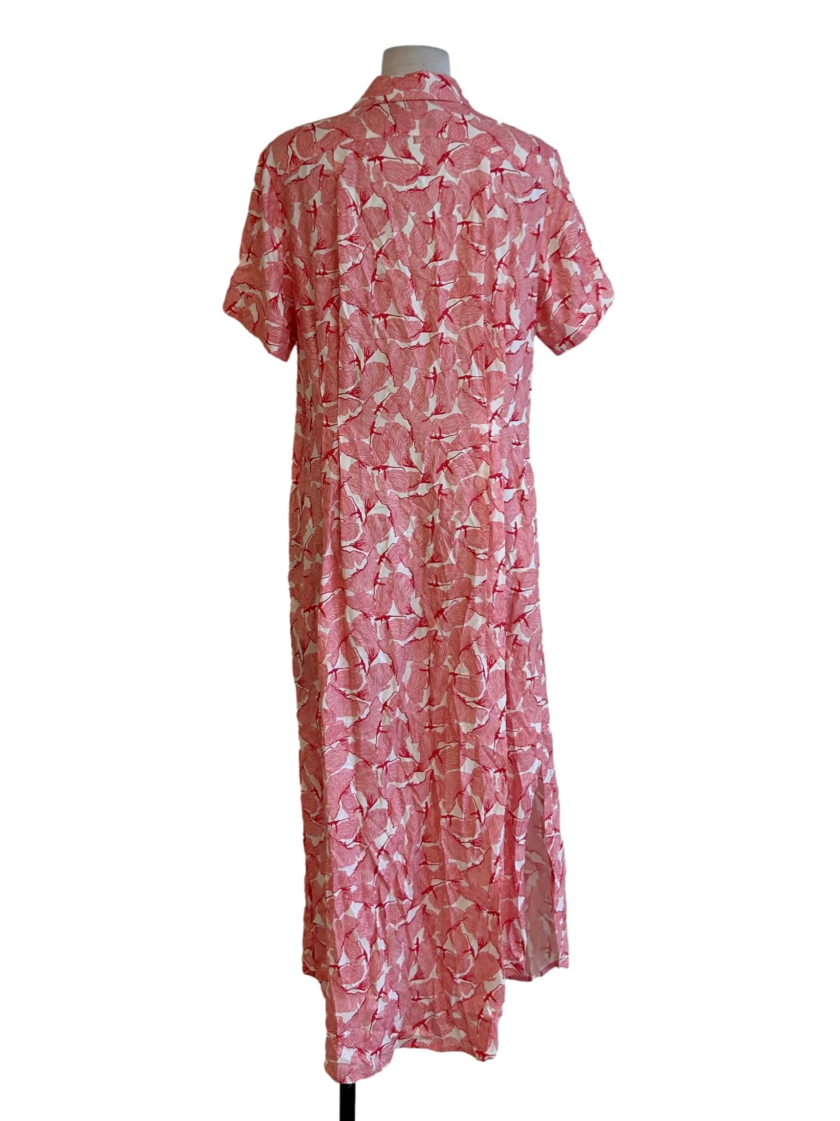 Port Dress - Port Relaxed Maxi Dress In Pink Petal Print CSN
