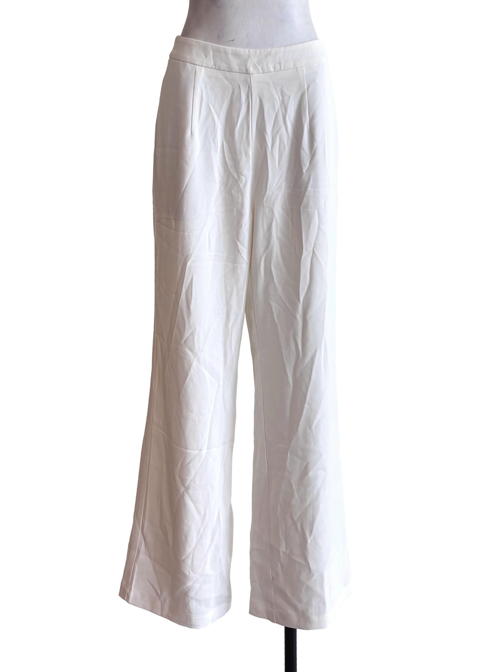 Pearl White Tailored Pants
