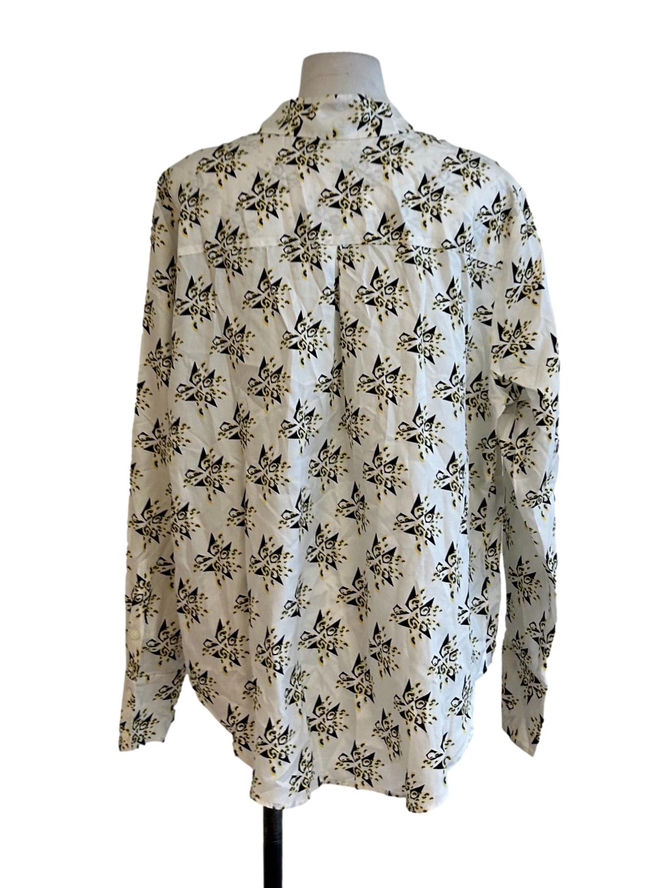 Montrieul Shirt - Button-Down Long Sleeve Blouse In Geometric Print CSN