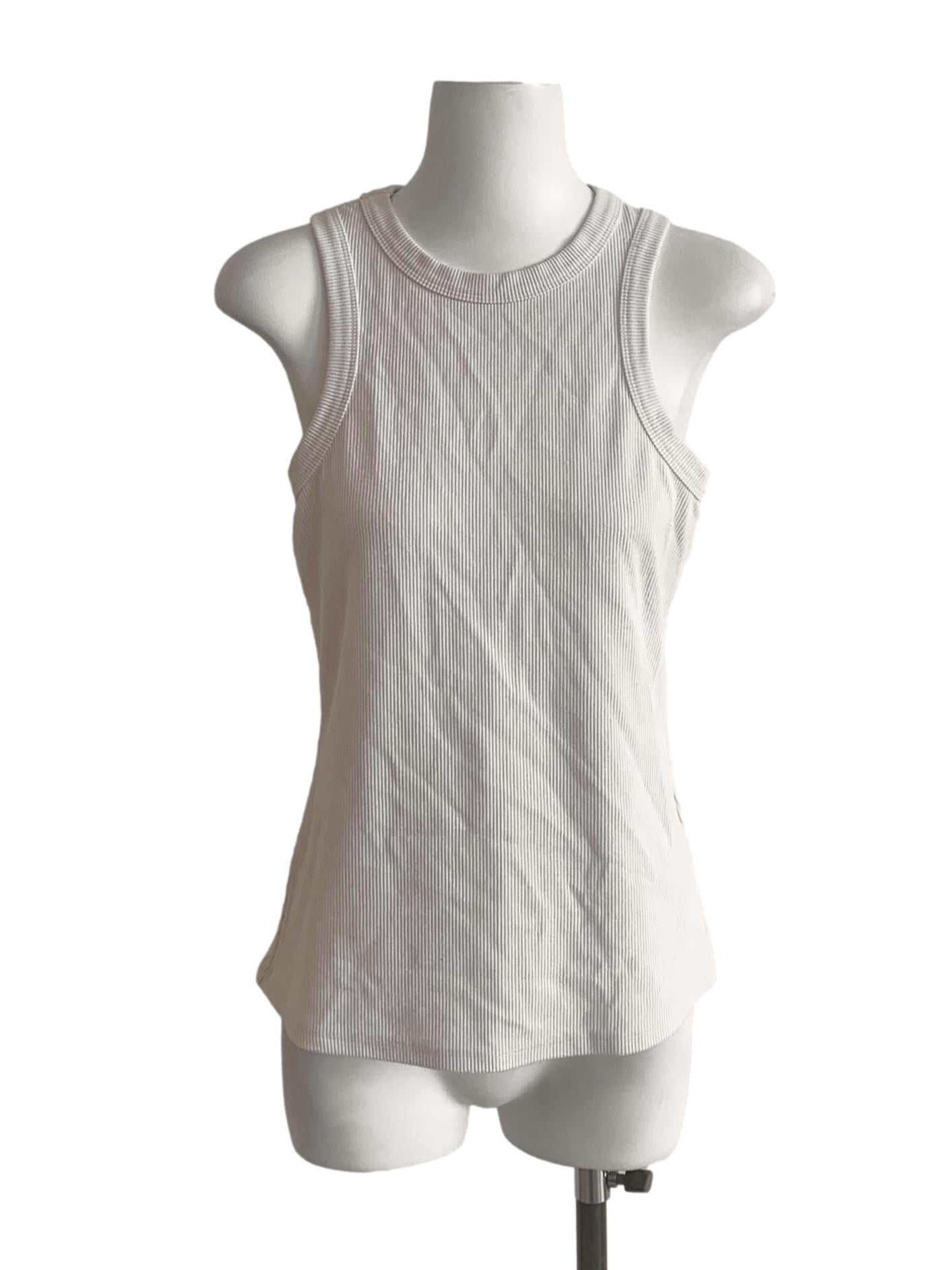 Chiffon White Tank Top LB